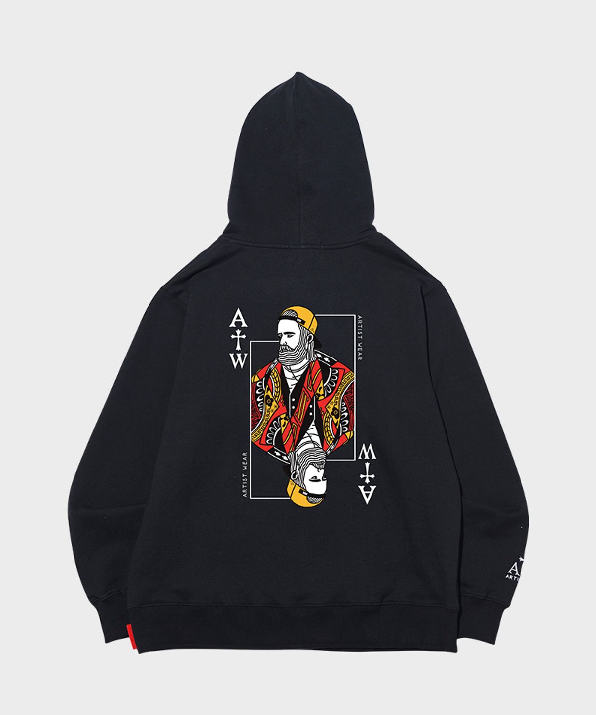 아티스트웨어(ARTISTWEAR) [ATW] 킹오브스트릿 후드티_BK