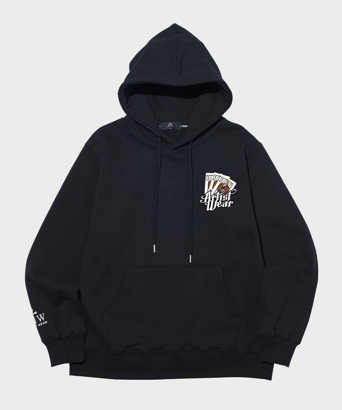 아티스트웨어(ARTISTWEAR) [ATW] 킹오브스트릿 후드티_BK