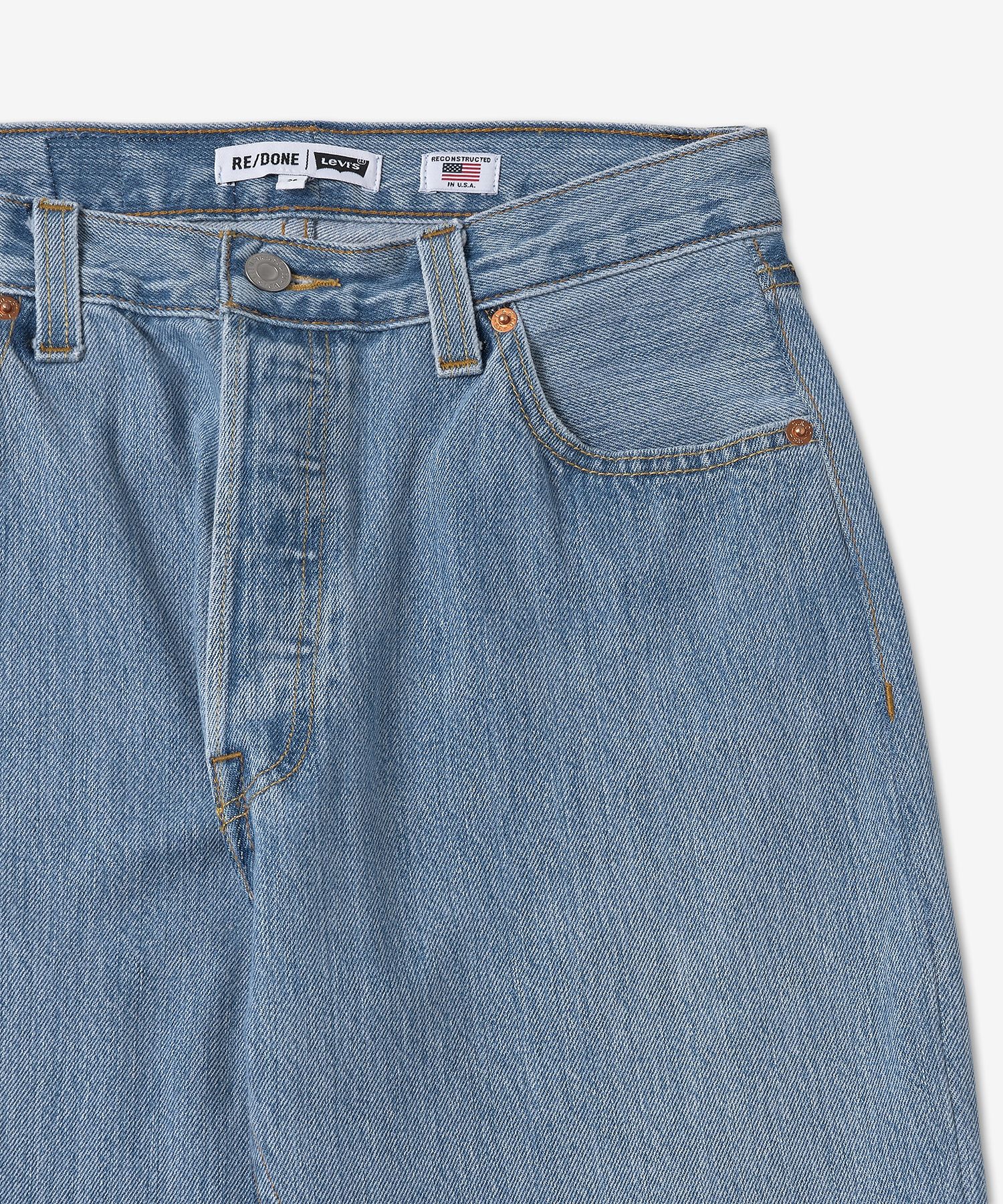 MUSINSA | REDONE High Rise Ankle Cropped Denim Pants