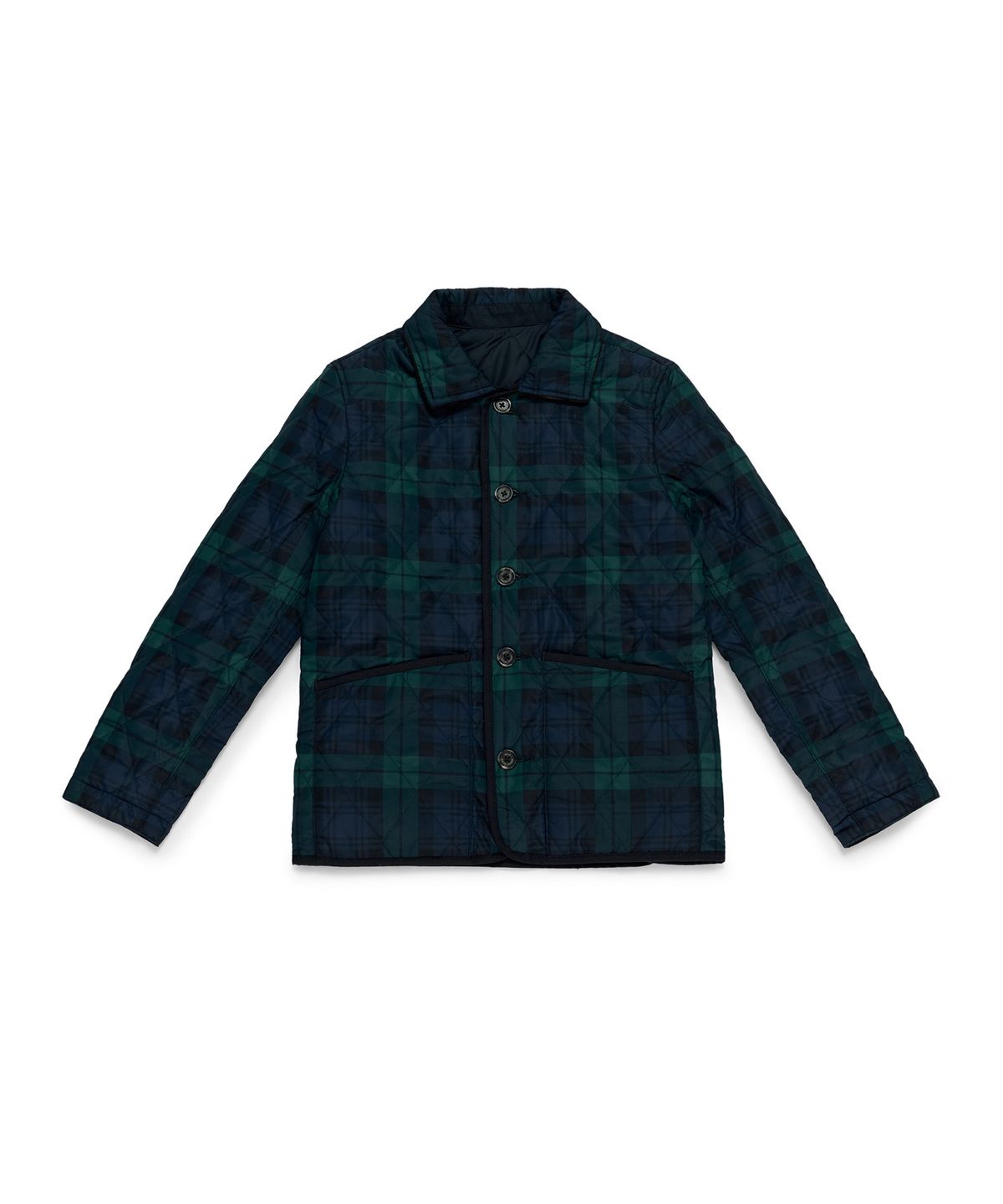 폴로 랄프 로렌 칠드런(POLO RALPH LAUREN CHILDREN) 남아 8-18세 리버시블 플래드 발수 재킷 - 네이비