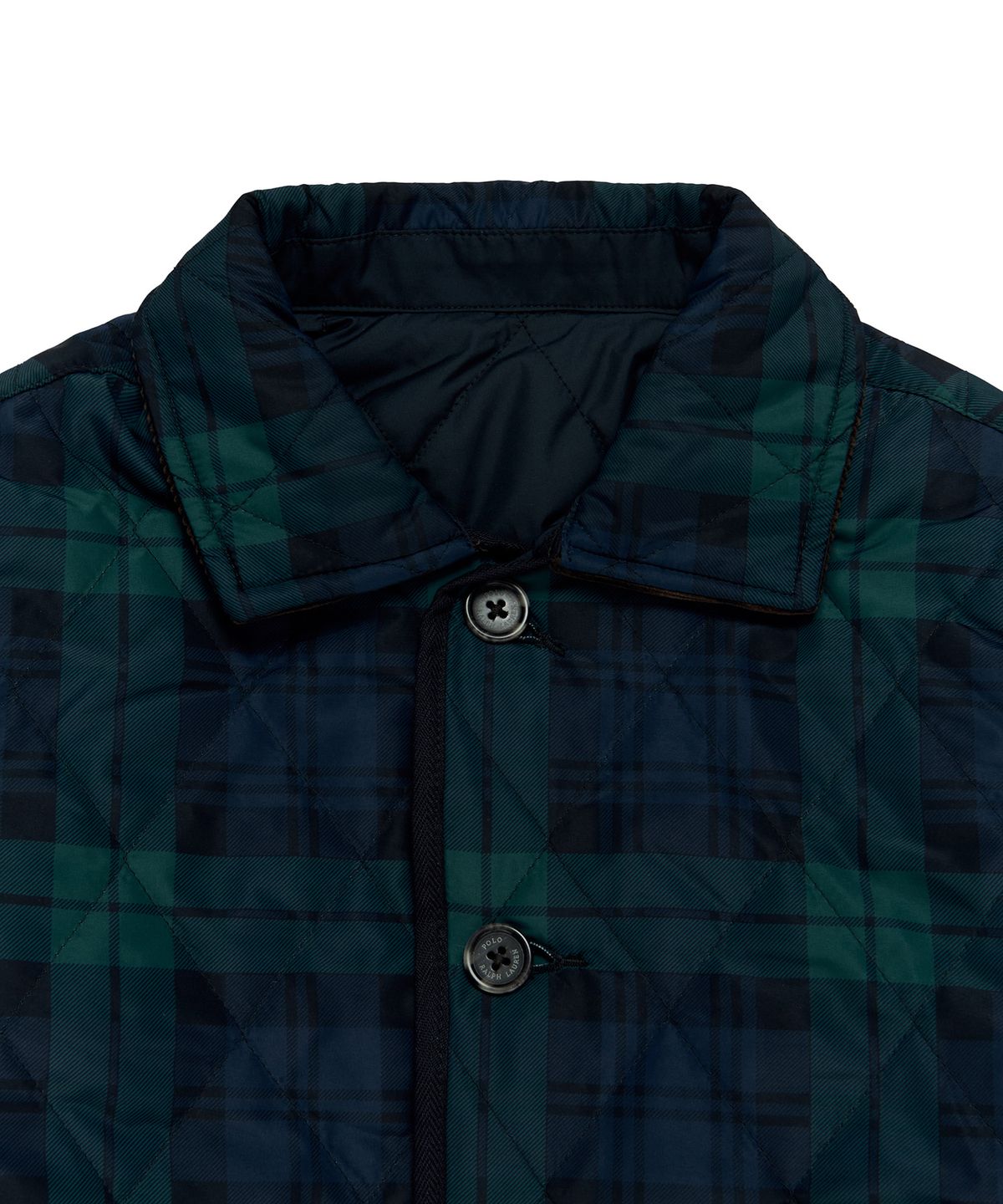 폴로 랄프 로렌 칠드런(POLO RALPH LAUREN CHILDREN) 남아 8-18세 리버시블 플래드 발수 재킷 - 네이비