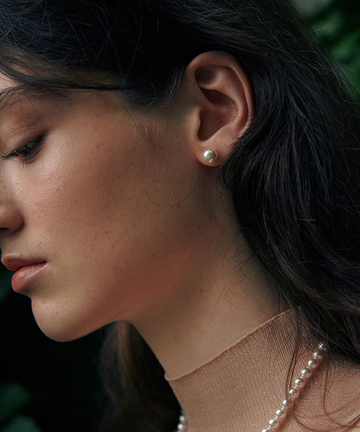 베흐트(VERTE) [14k gold] Deux.k.09 / haute pearl earring (8mm)