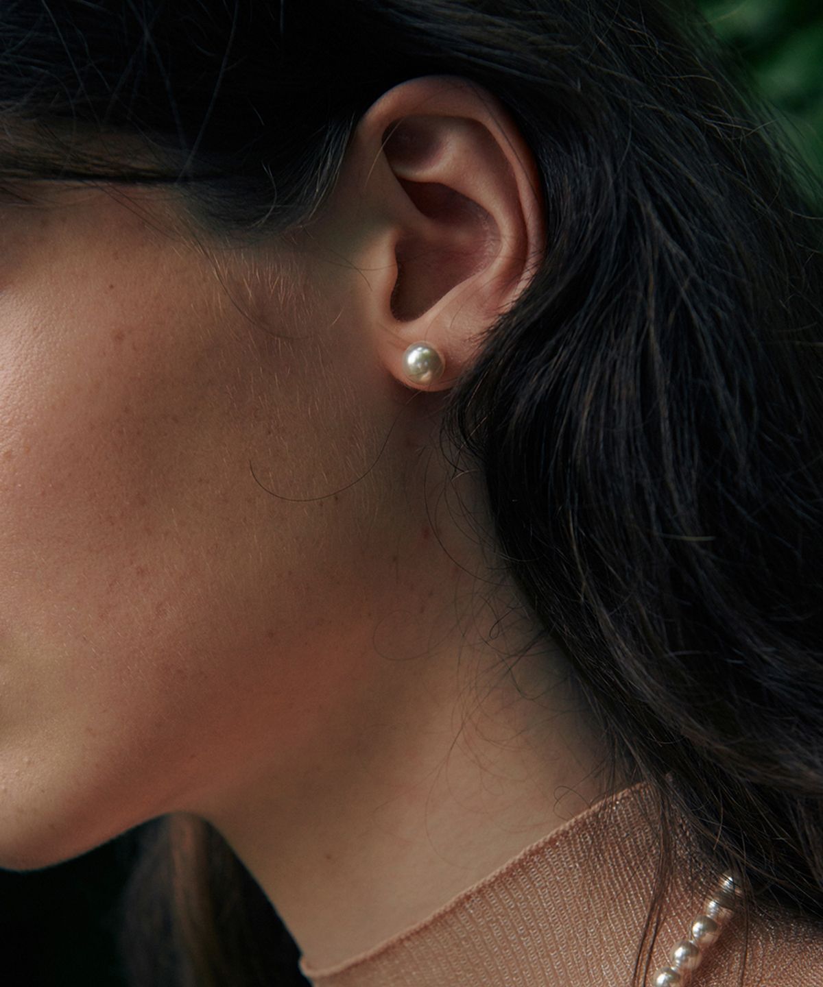 베흐트(VERTE) [14k gold] Deux.k.09 / haute pearl earring (8mm)