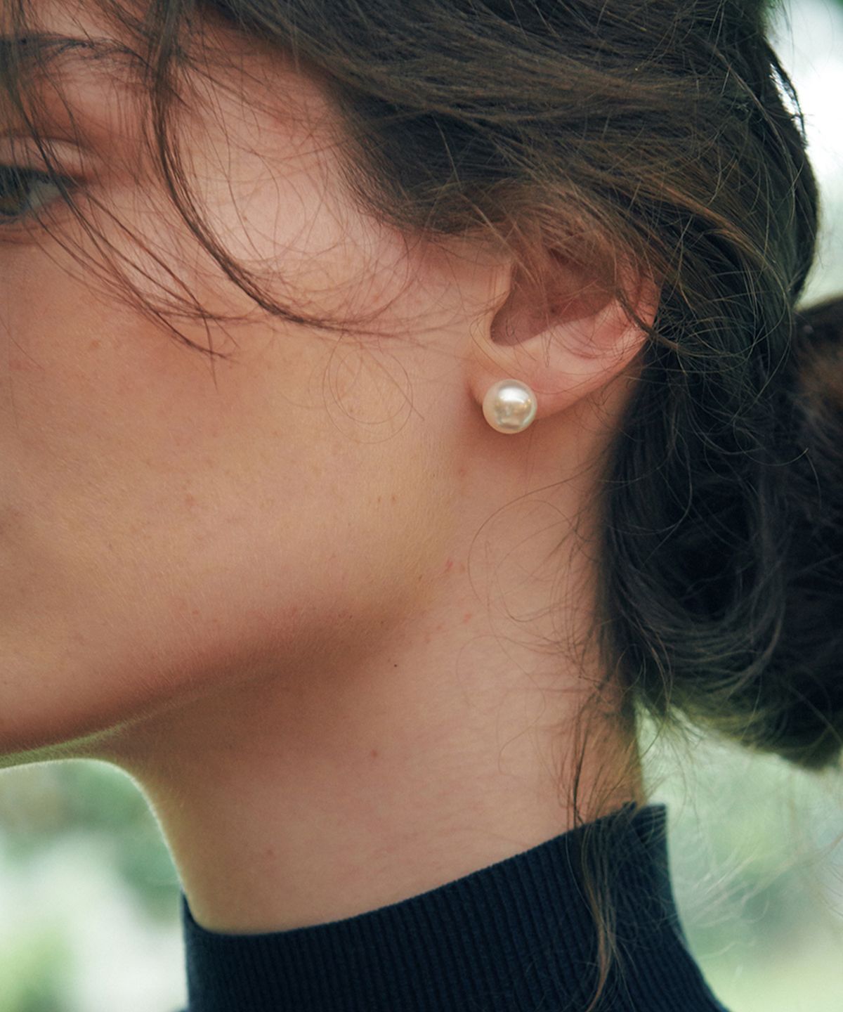 베흐트(VERTE) [14k gold] Deux.k.10 / haute pearl earring (10mm)