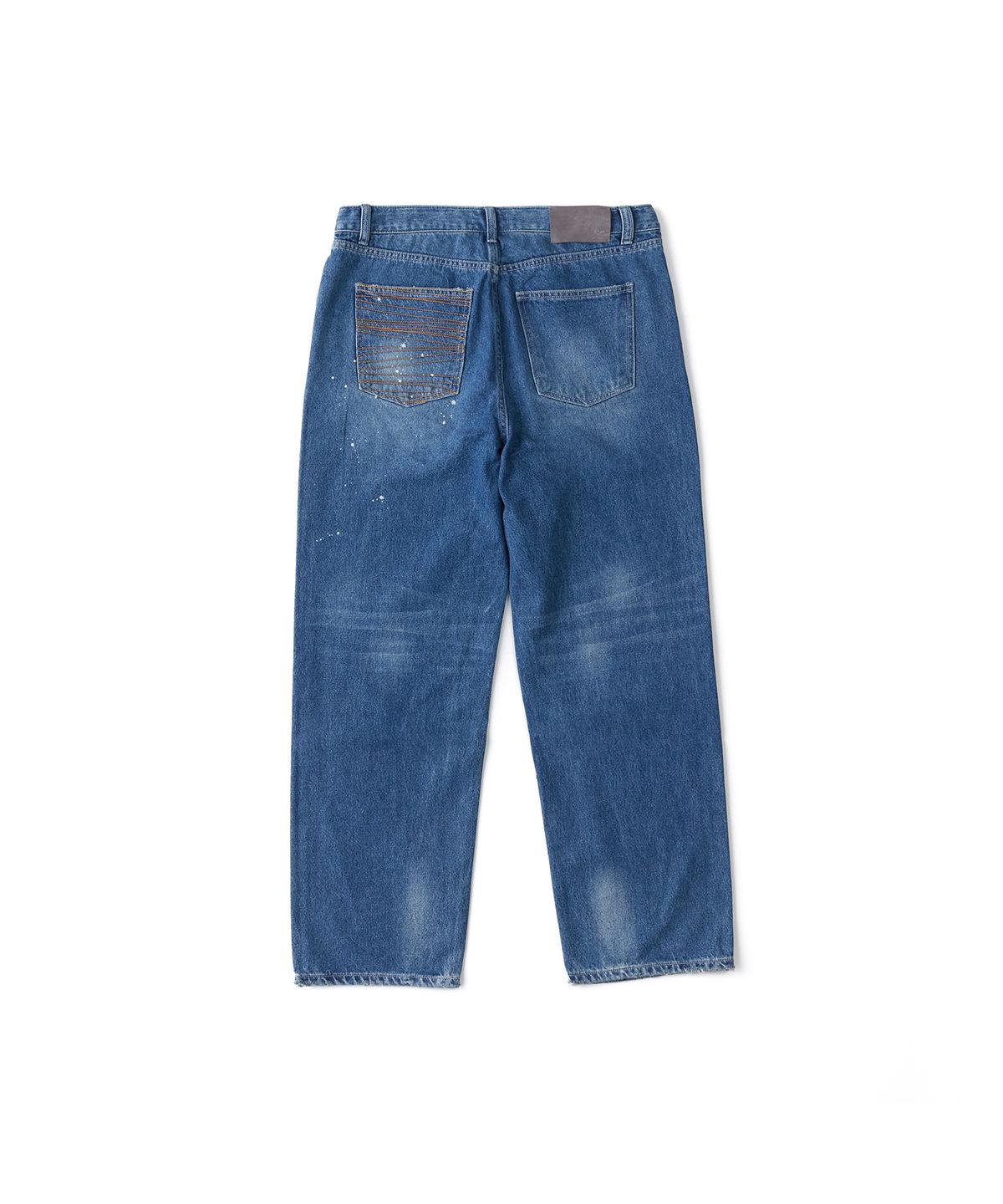 라모랭(RAMOLIN) Recycle Savage Denim Pants Middle Blue