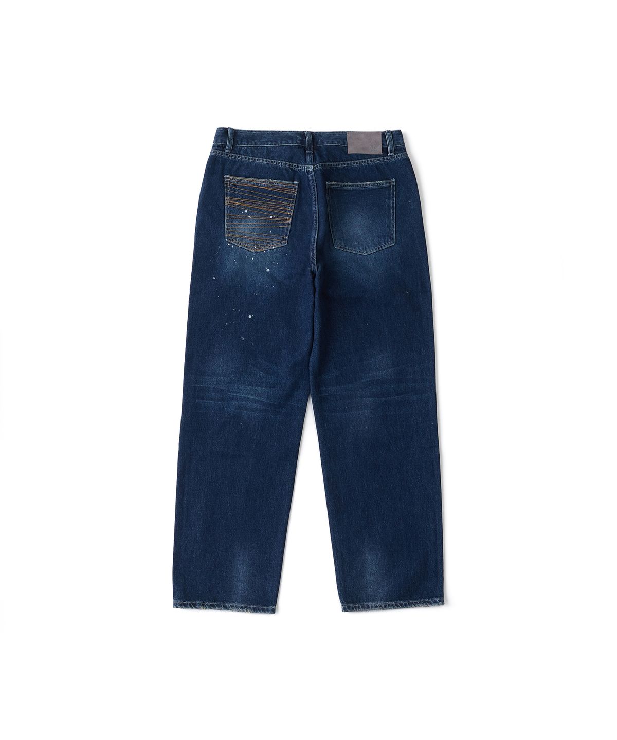 라모랭(RAMOLIN) Recycle Savage Denim Pants Deep Blue