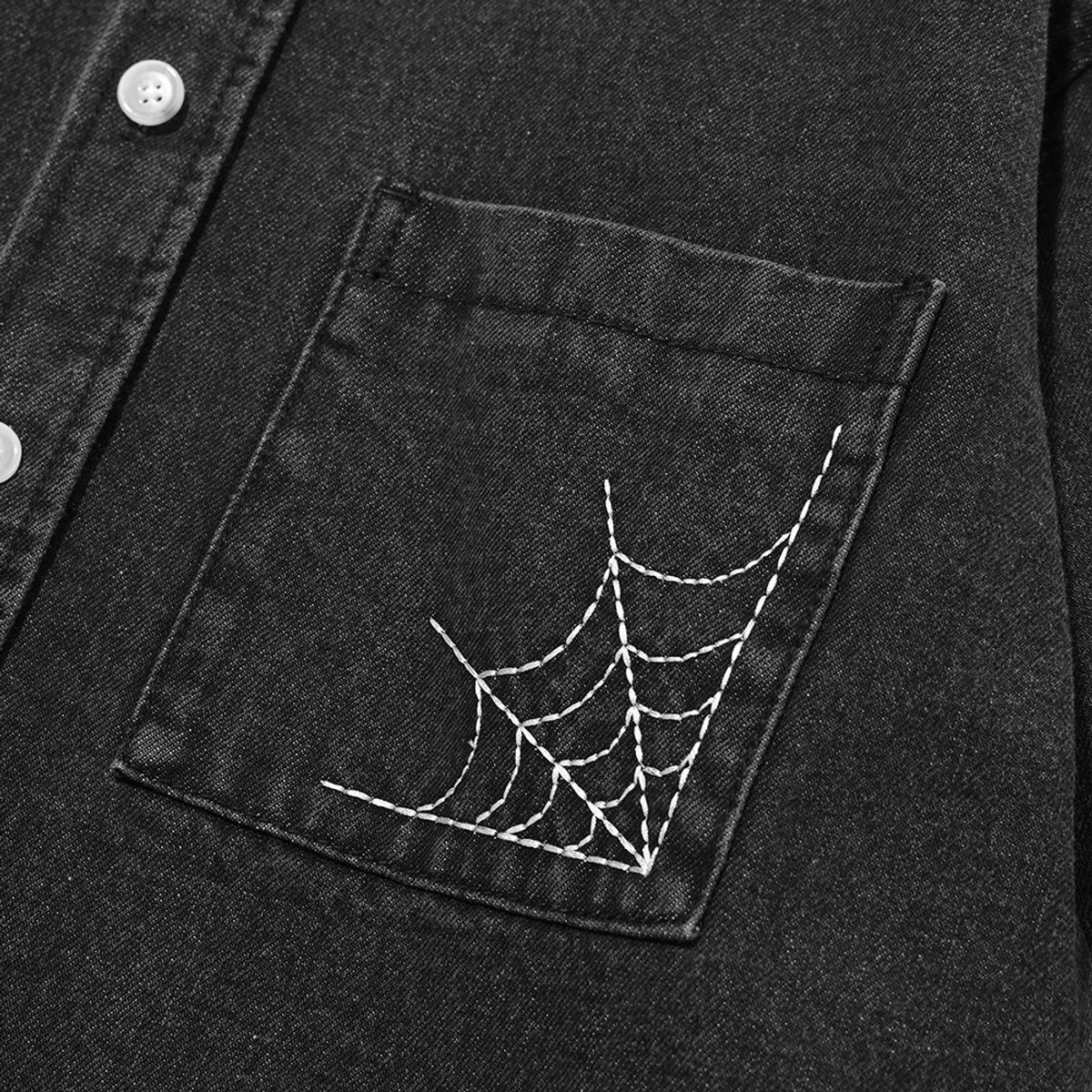 마하그리드(MAHAGRID) WEB DENIM SHIRT JACKET CHARCOAL(MG2CFMD110A)