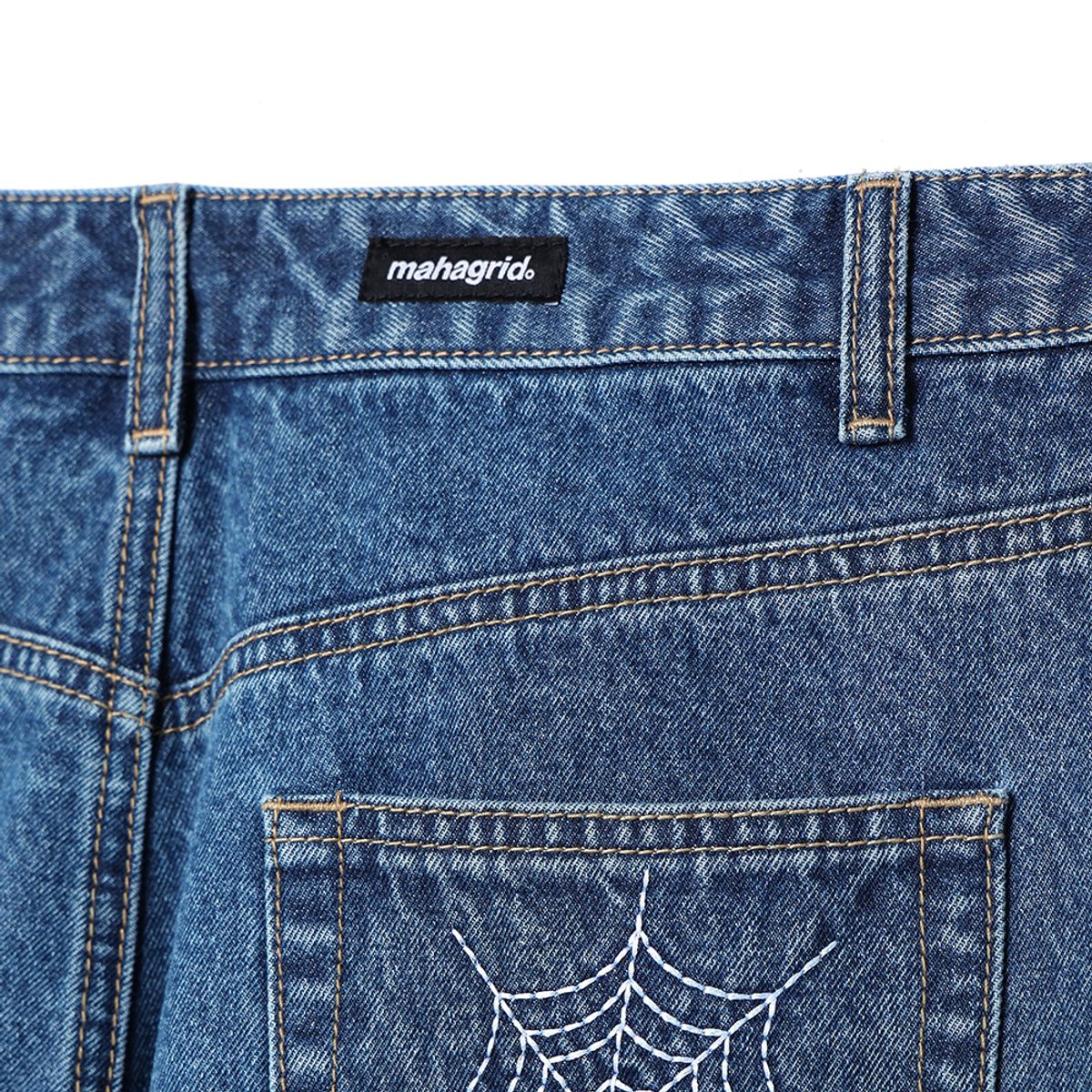 마하그리드(MAHAGRID) WEB DENIM PANT BLUE(MG2CFMD111A)