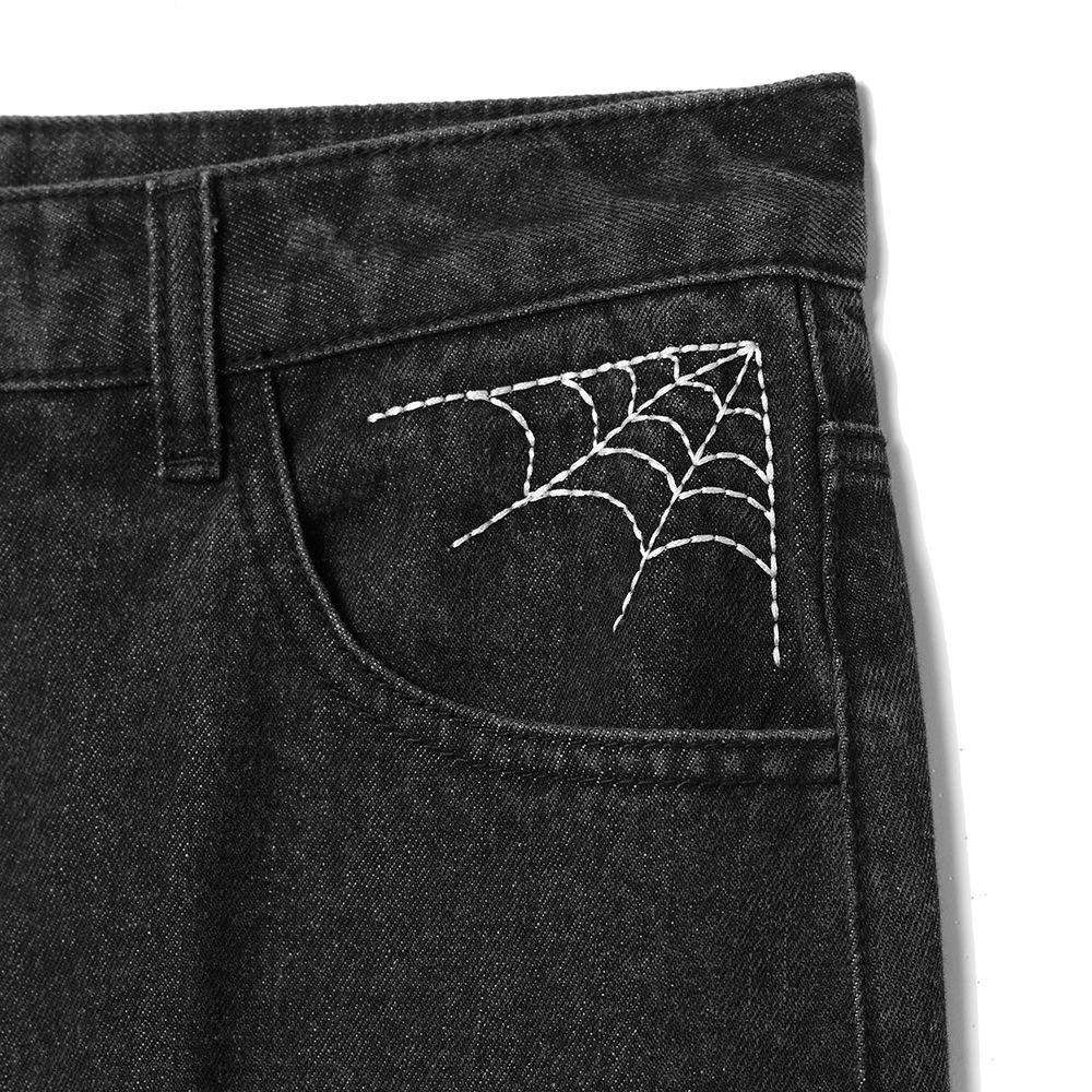 【mahagrid】22FW★ WEB DENIM PANT MUSINSA | MAHAGRID WASHED ZIP CARGO DENIM PANT BLACK