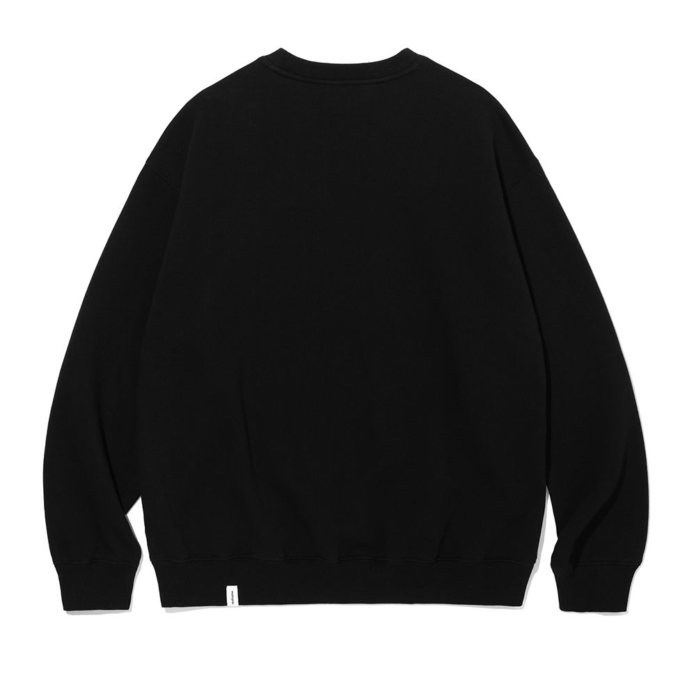 MUSINSA | MAHAGRID PLAY OFFS SWEATSHIRT BLACK(MG2CFMM442A)