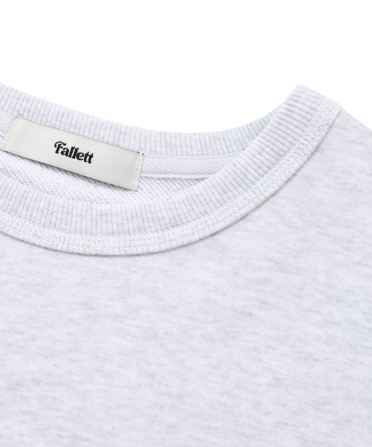 Tシャツ・カットソー Fallett Deuce Nero Sweatshirt Light Gray FA2203CR03LG MUSINSA | FALLETT Deuce Nero Sweatshirt Light Gray