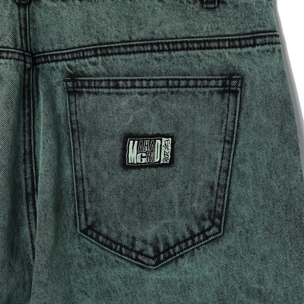 【mahagrid】22FW★ OVERDYED ACID DENIM PANT MUSINSA | MAHAGRID OVERDYED ACID DENIM PANT BROWN(MG2CFMD113A)