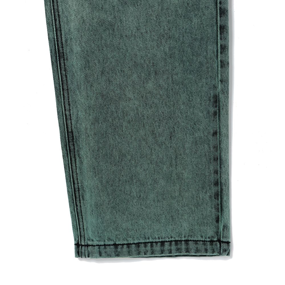 MUSINSA | MAHAGRID OVERDYED ACID DENIM PANT BLUE(MG2CFMD113A)