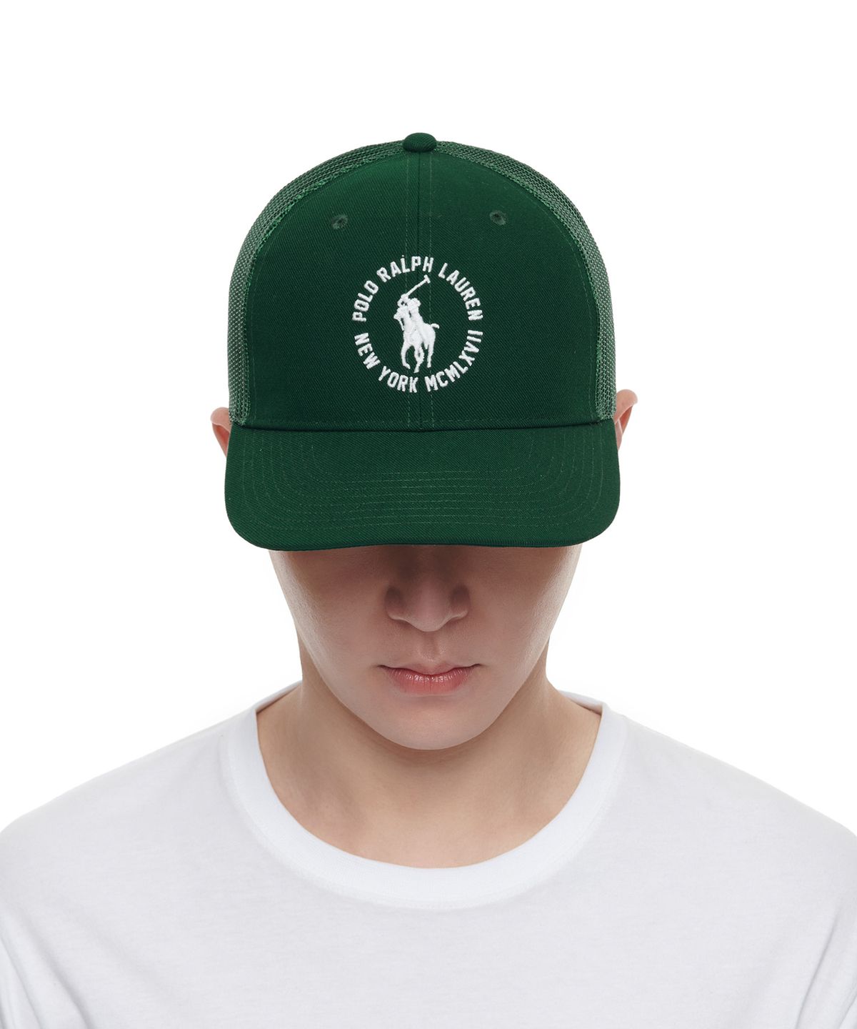 폴로 랄프 로렌(POLO RALPH LAUREN) 트윌 트러커 캡 - 그린