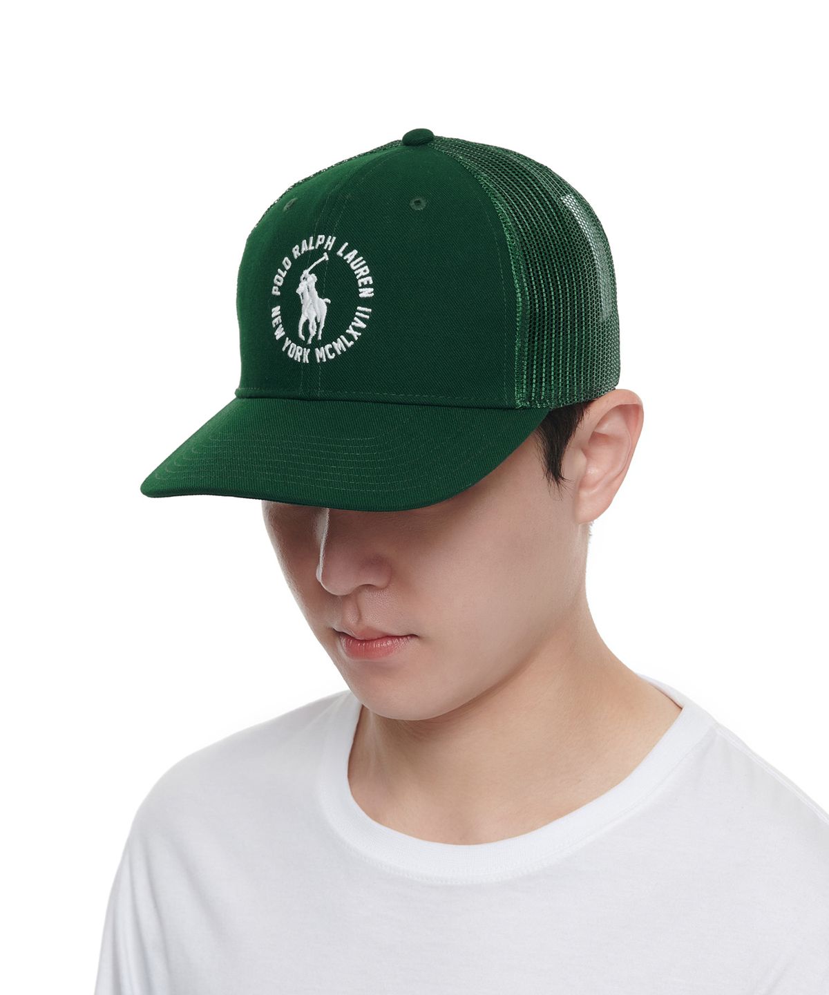 폴로 랄프 로렌(POLO RALPH LAUREN) 트윌 트러커 캡 - 그린