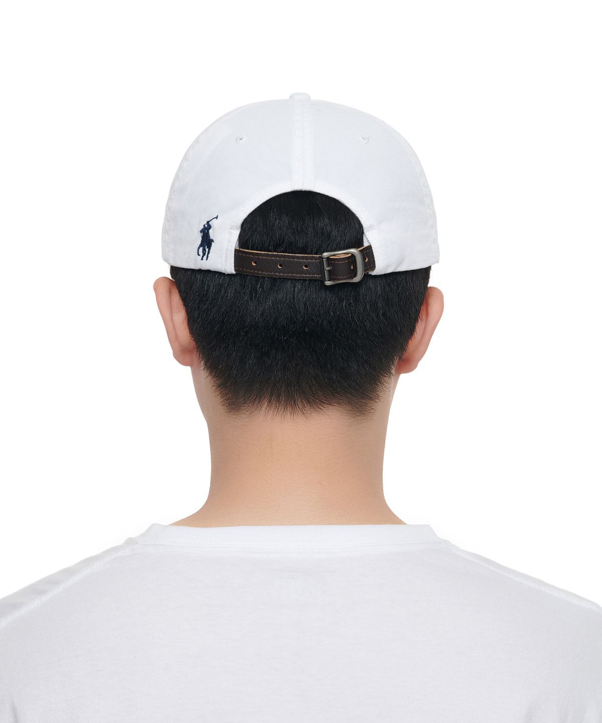 폴로 랄프 로렌(POLO RALPH LAUREN) 플래그 치노 볼 캡 - 화이트