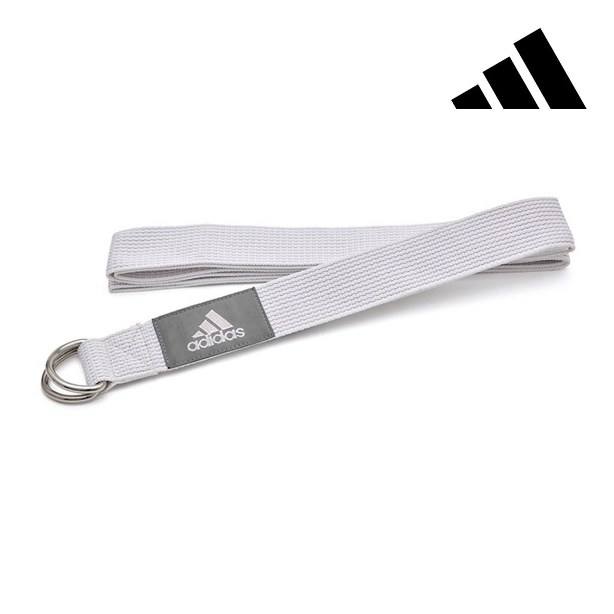 아디다스 피트니스(ADIDAS FITNESS) 요가 스트레칭 밴드 스트랩 화이트