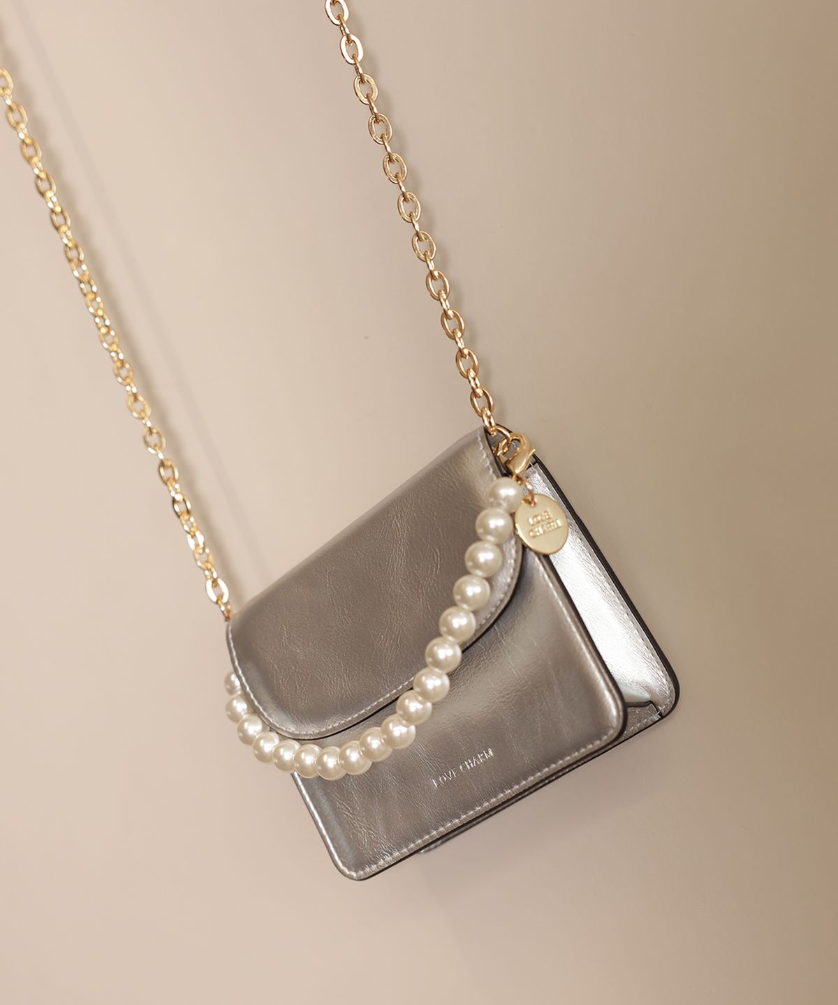 러브참(LOVECHARM) [틴트 미니백_Silver]Tint mini bag_Silver
