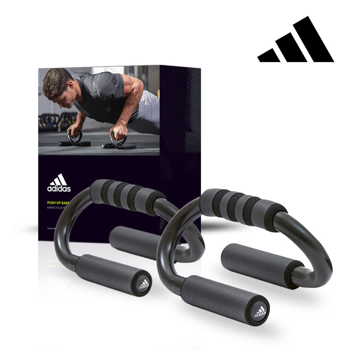 아디다스 피트니스(ADIDAS FITNESS) S자 푸쉬업바 1세트