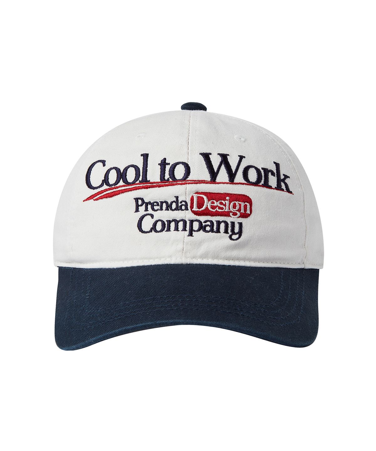 프렌다(PRENDA) COOL TO WORK COMBINATION BALL CAP NAVY