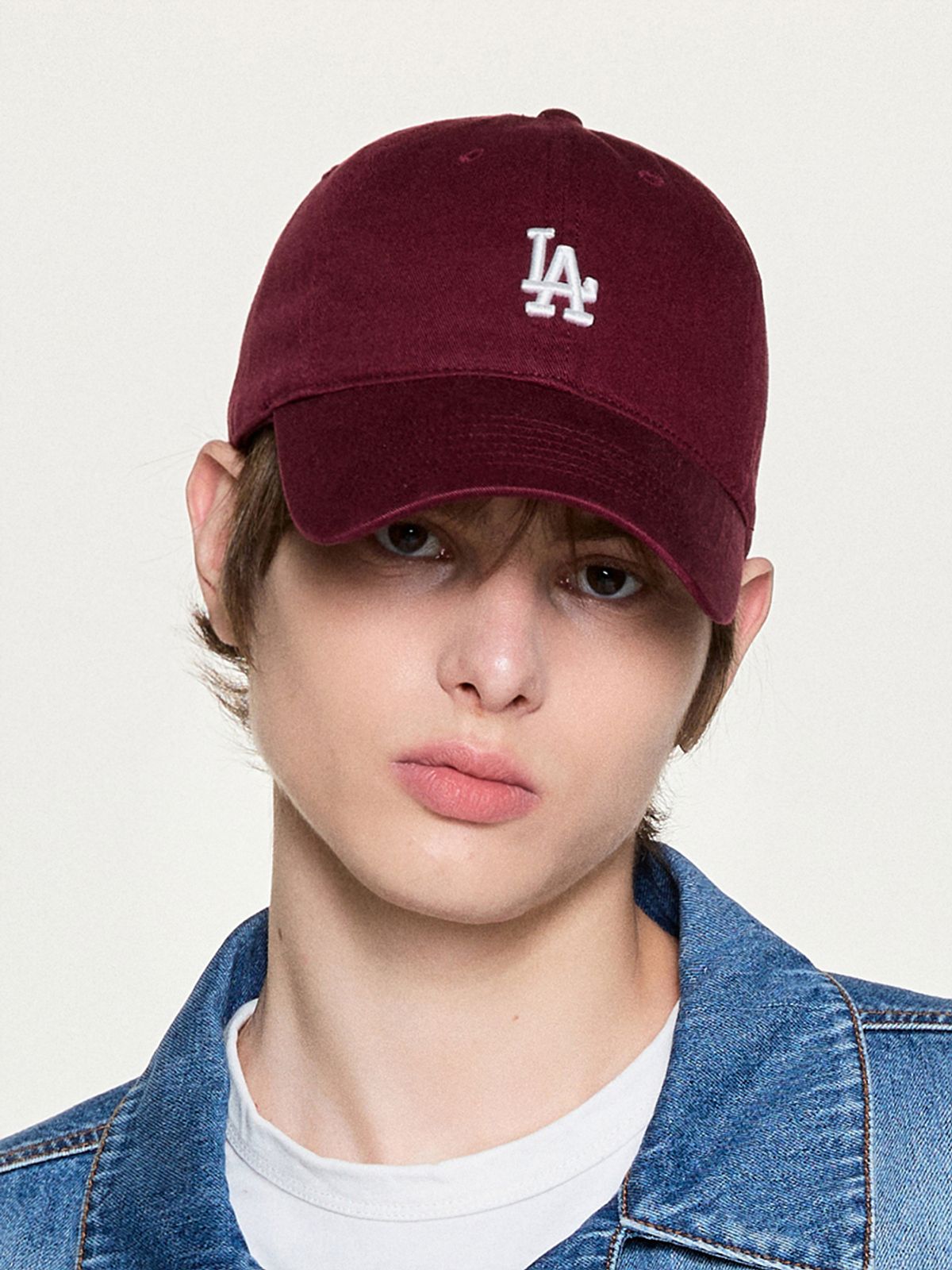 엠엘비(MLB) 루키 언스트럭쳐 볼캡 LA (Wine)