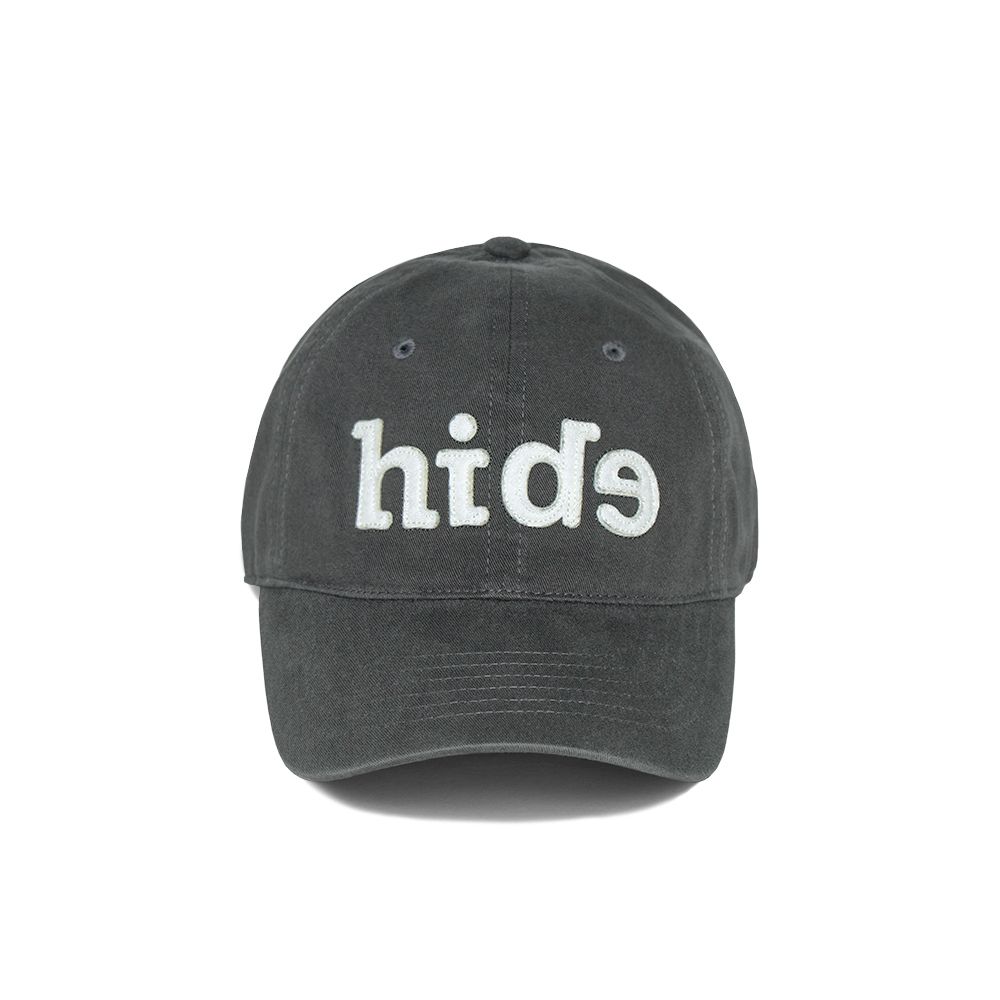 帽子 HIDDEN Logo Hat MUSINSA | HIDDEN BEHIND hide logo baseball cap (CHARCOAL)