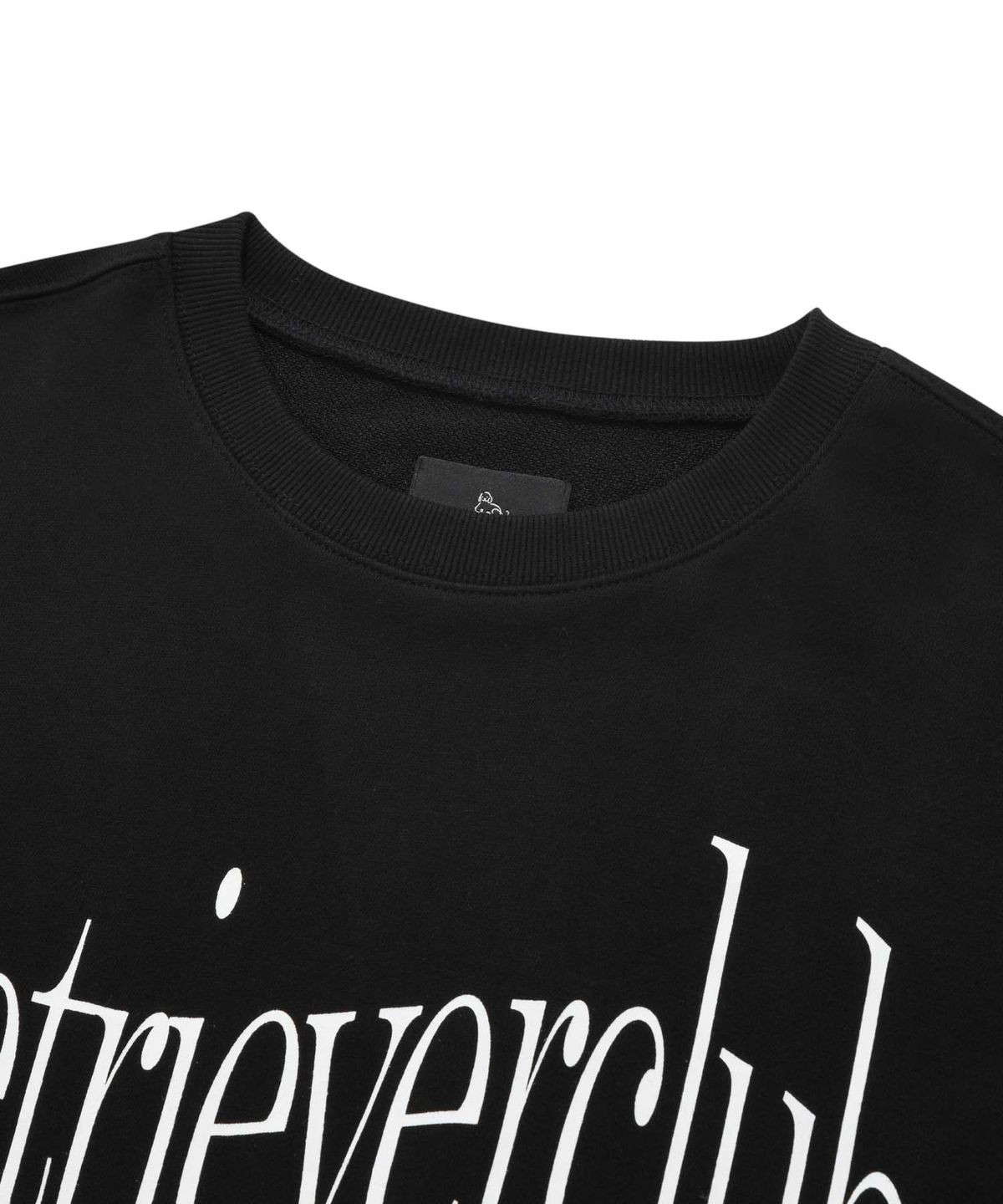 리트리버클럽(RETRIEVER CLUB) SILHOUETTE RETRIEVER CREWNECK [BLACK]