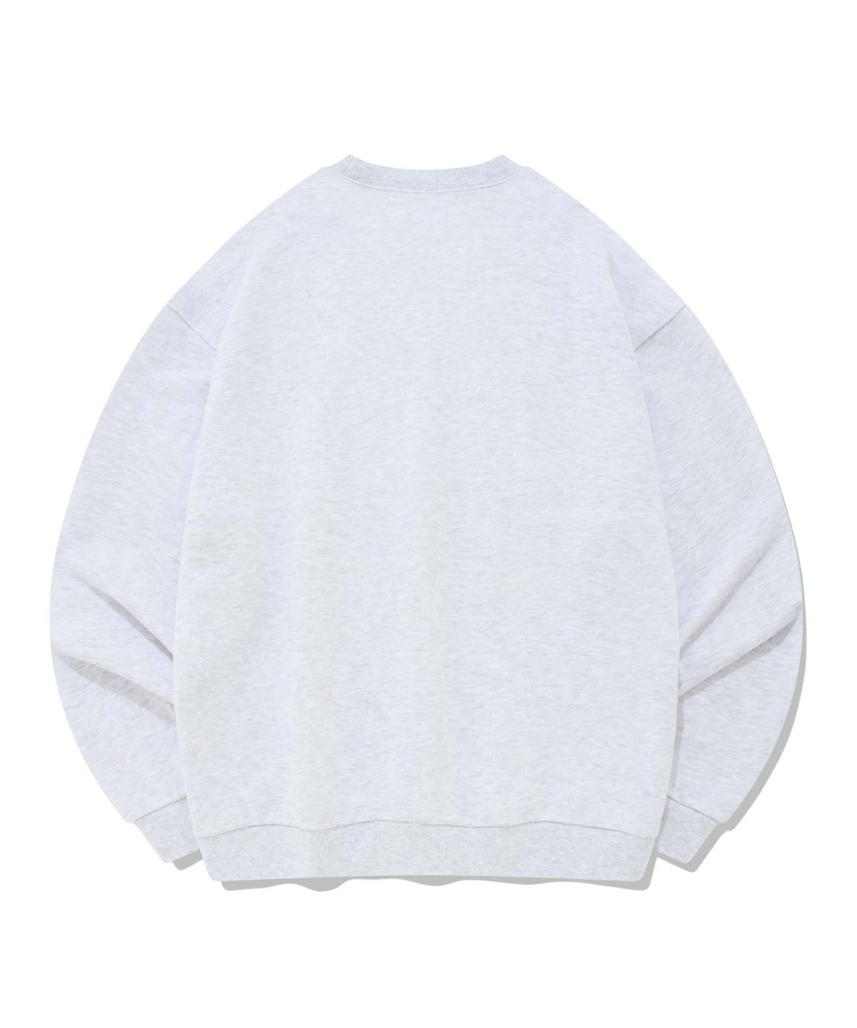 리트리버클럽(RETRIEVER CLUB) SILHOUETTE RETRIEVER CREWNECK [MELANGE GRAY]