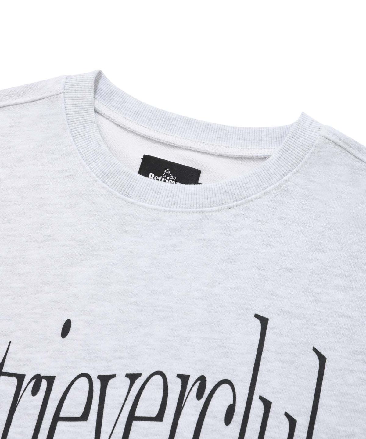 리트리버클럽(RETRIEVER CLUB) SILHOUETTE RETRIEVER CREWNECK [MELANGE GRAY]