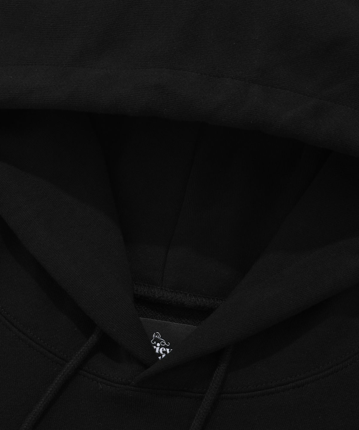 리트리버클럽(RETRIEVER CLUB) RRC ARCH APPLIQUE HOODIE [BLACK]