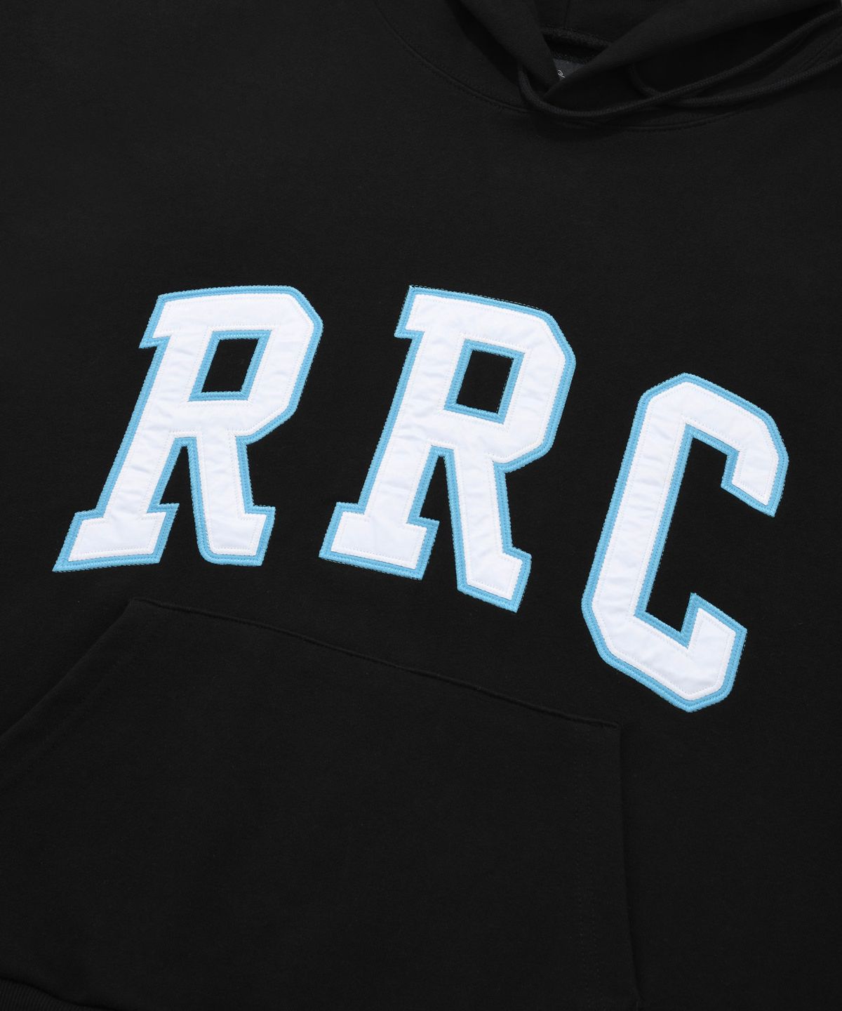 리트리버클럽(RETRIEVER CLUB) RRC ARCH APPLIQUE HOODIE [BLACK]