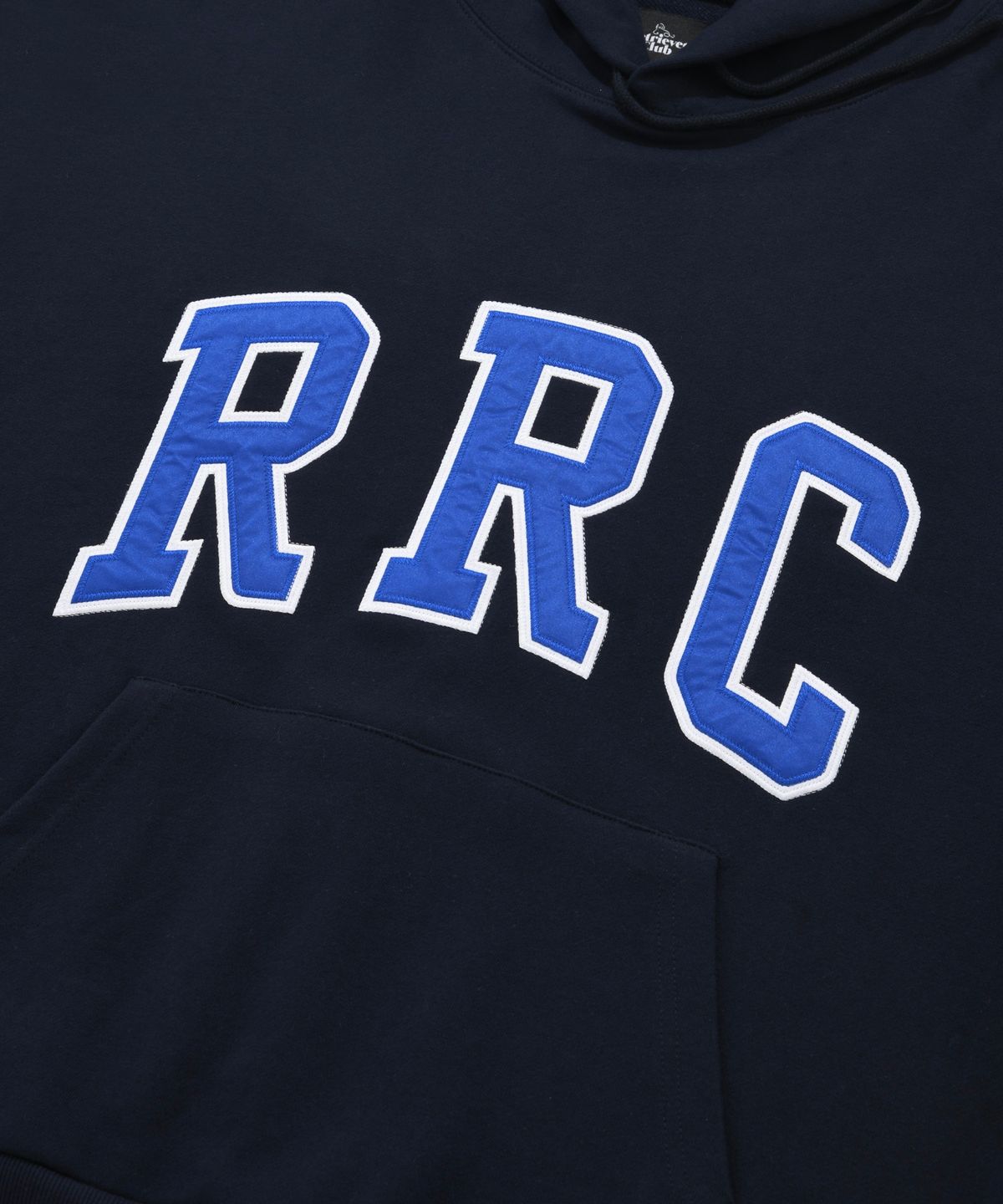 리트리버클럽(RETRIEVER CLUB) RRC ARCH APPLIQUE HOODIE [NAVY]