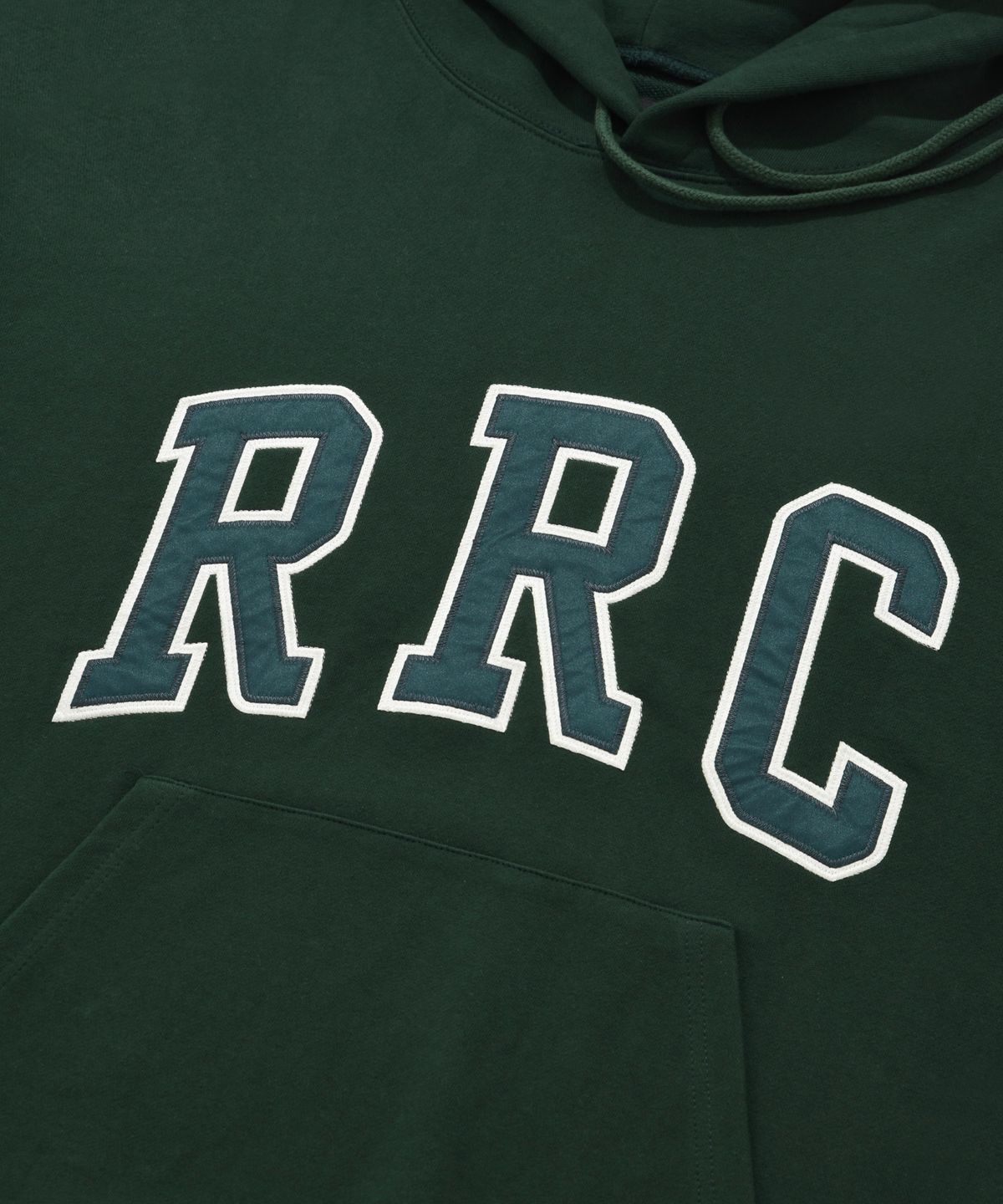 리트리버클럽(RETRIEVER CLUB) RRC ARCH APPLIQUE HOODIE [GREEN]
