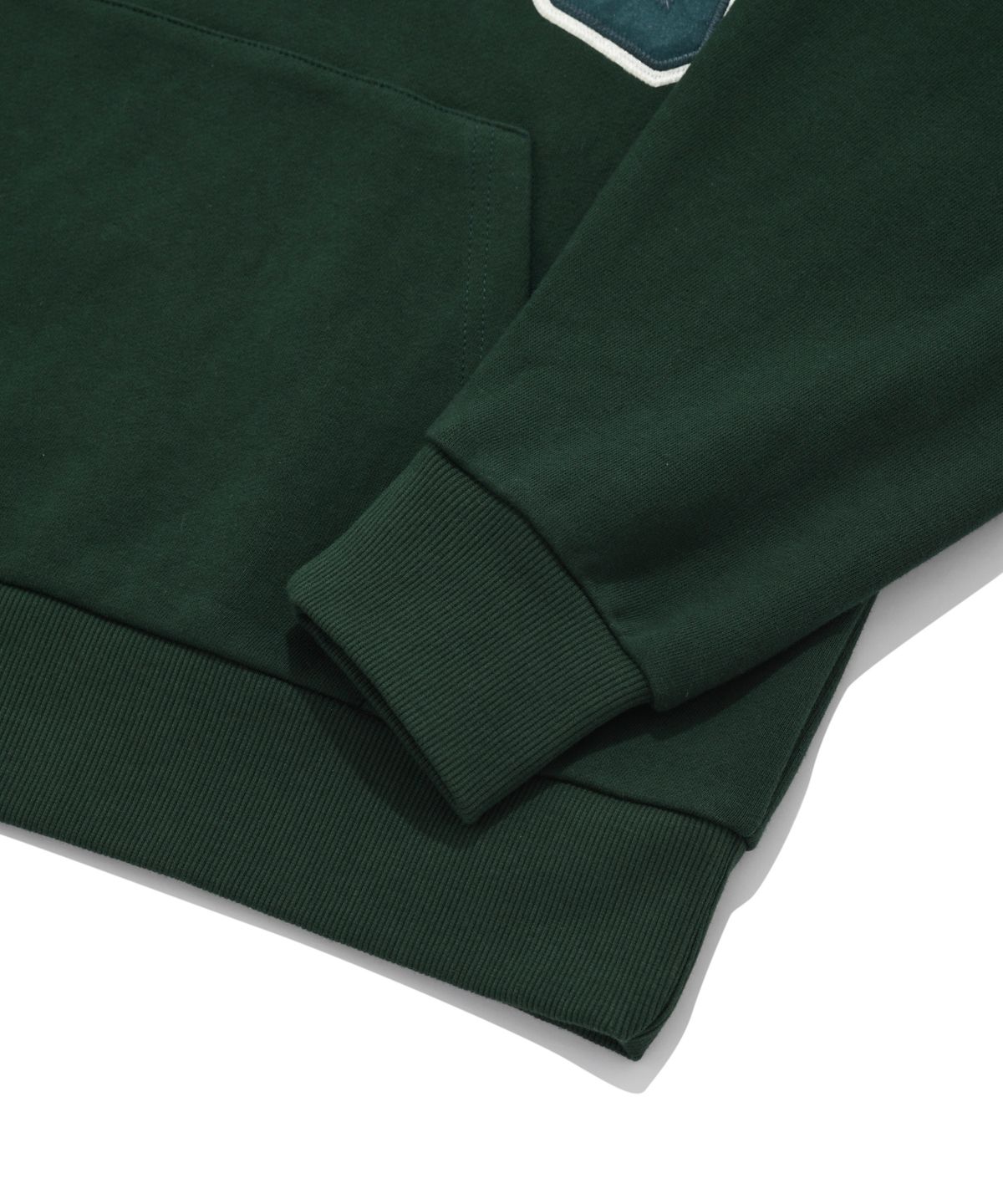 리트리버클럽(RETRIEVER CLUB) RRC ARCH APPLIQUE HOODIE [GREEN]