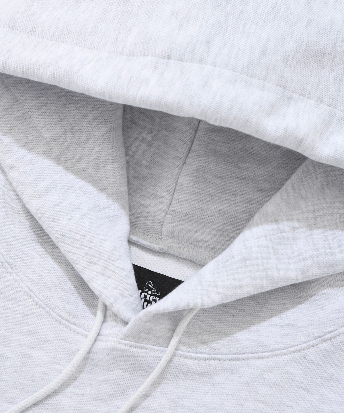 리트리버클럽(RETRIEVER CLUB) RRC ARCH APPLIQUE HOODIE [MELANGE GRAY]
