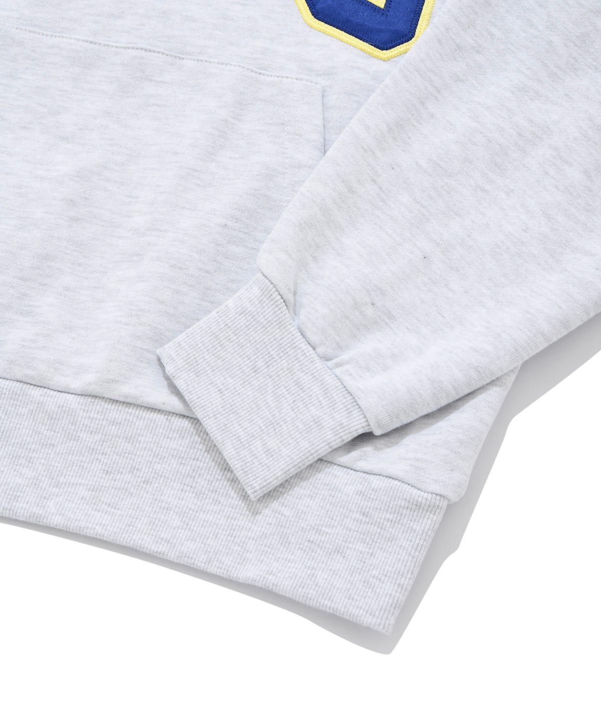 리트리버클럽(RETRIEVER CLUB) RRC ARCH APPLIQUE HOODIE [MELANGE GRAY]