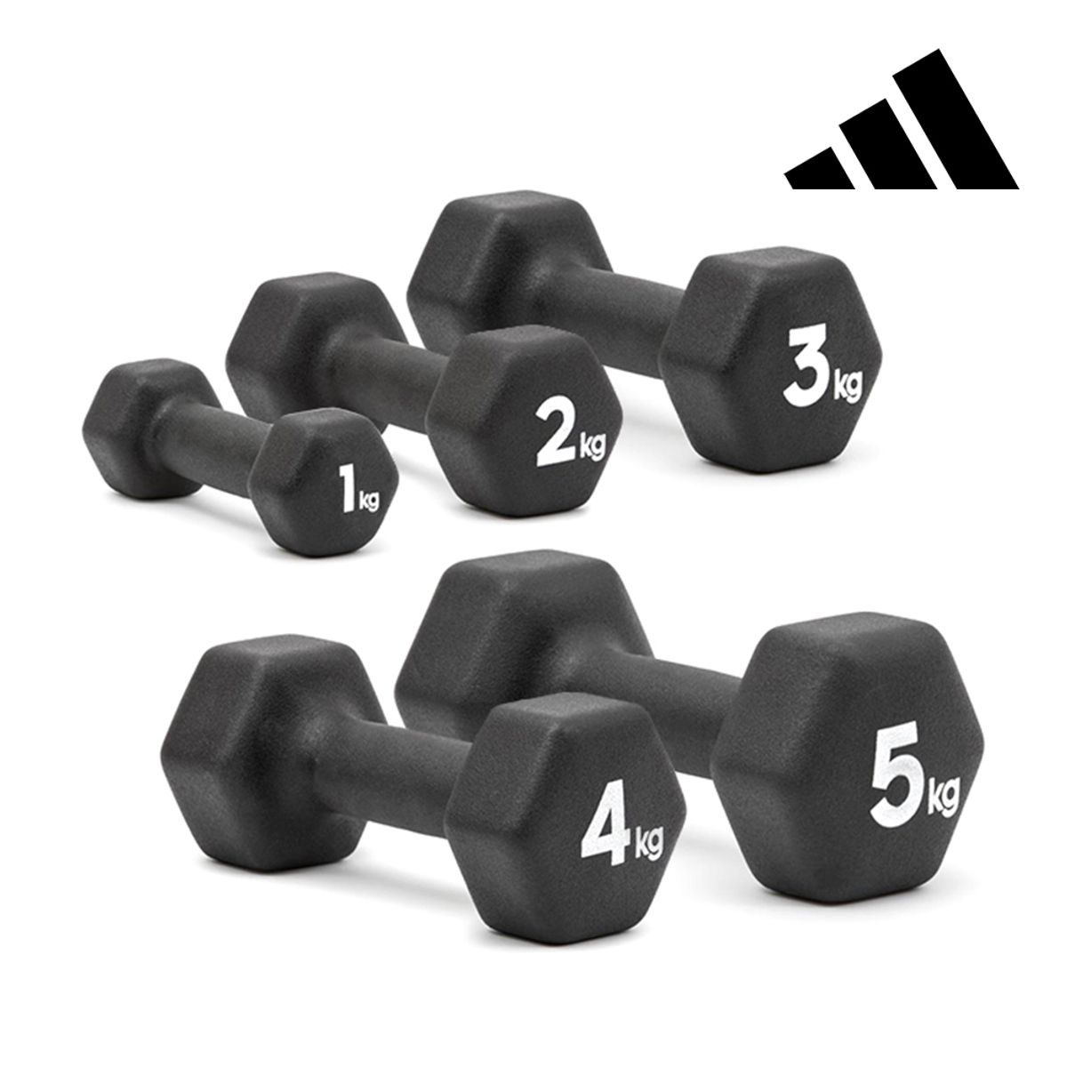 아디다스 피트니스(ADIDAS FITNESS) 육각 덤벨 3kg 세트