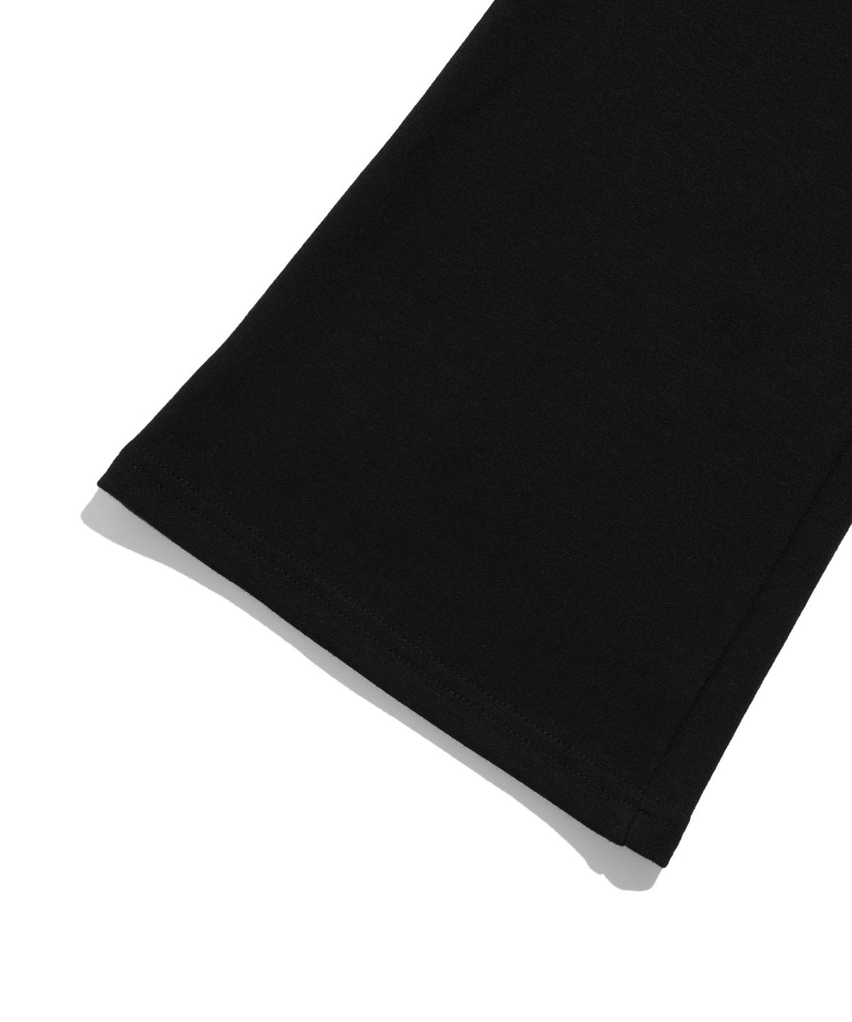 나이스고스트클럽(NICEGHOSTCLUB) LOGO SWEAT LAYERED PANTS_BLACK(NG2DFUPA91A)