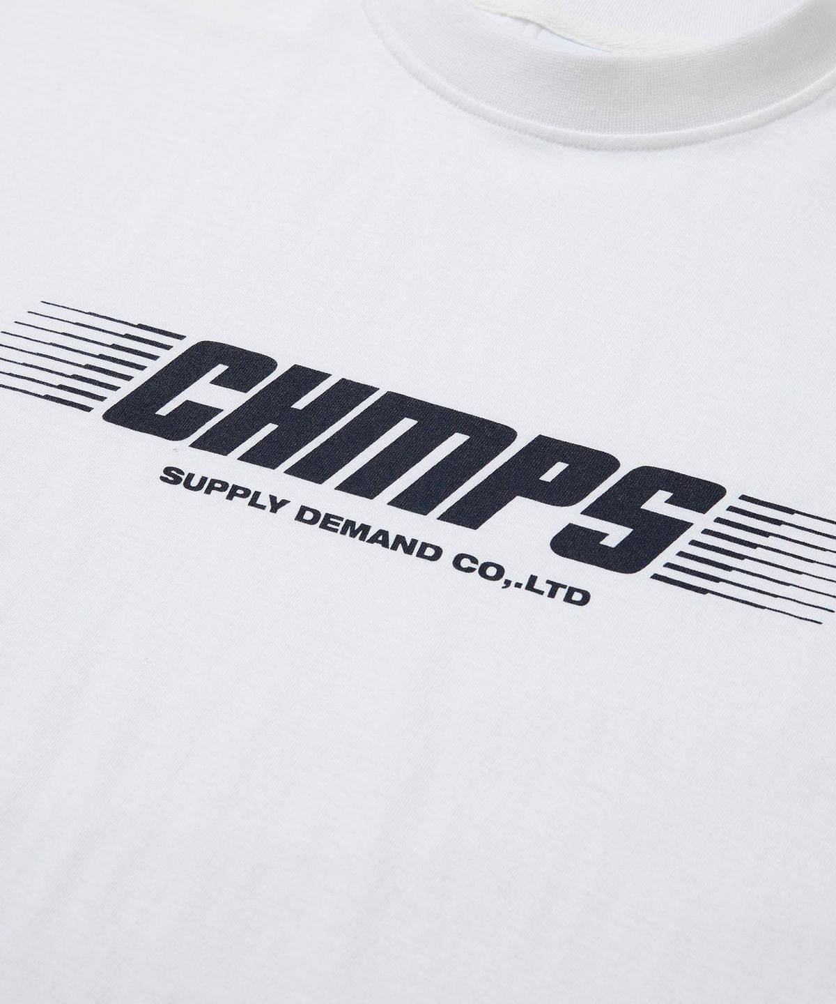 본챔스(BORN CHAMPS) 챔스 이탤릭 로고 롱슬리브 B22FT03WH