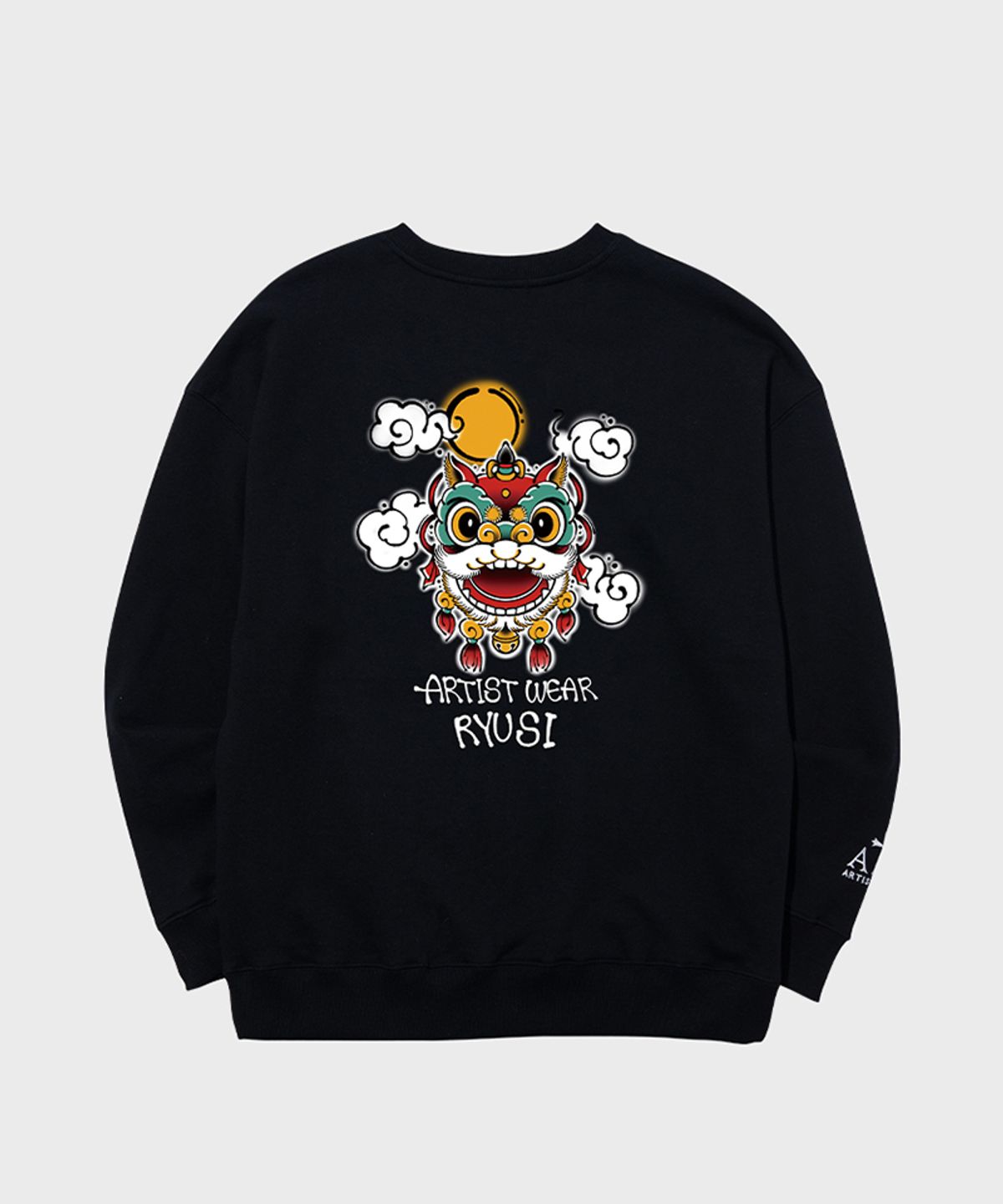 아티스트웨어(ARTISTWEAR) [ATW X 류시 ] 해태 맨투맨 BK