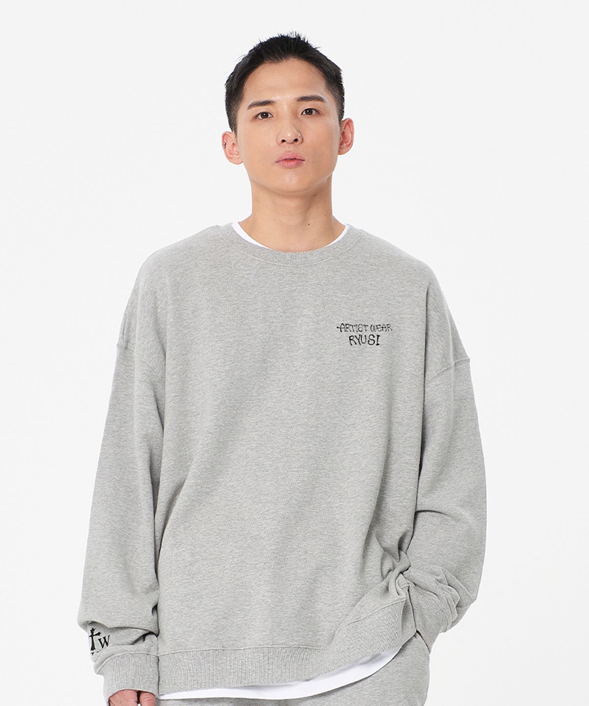 아티스트웨어(ARTISTWEAR) [ATW X 류시 ] 해태 맨투맨 GY