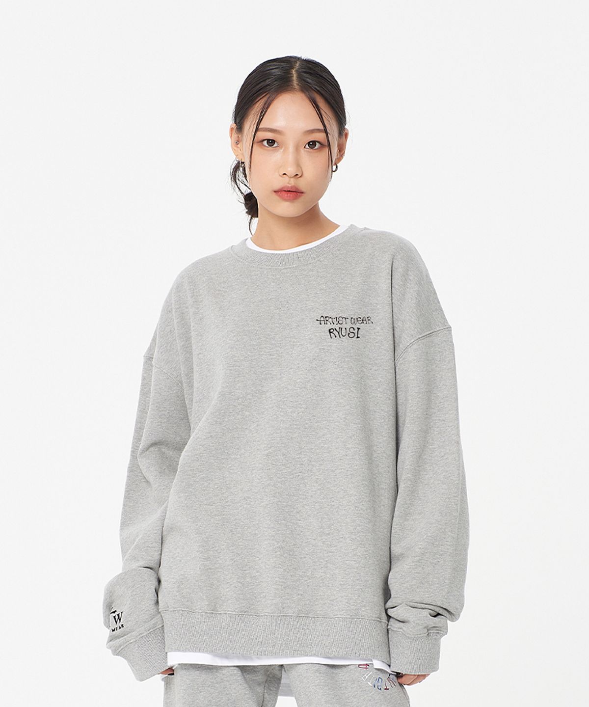 아티스트웨어(ARTISTWEAR) [ATW X 류시 ] 해태 맨투맨 GY