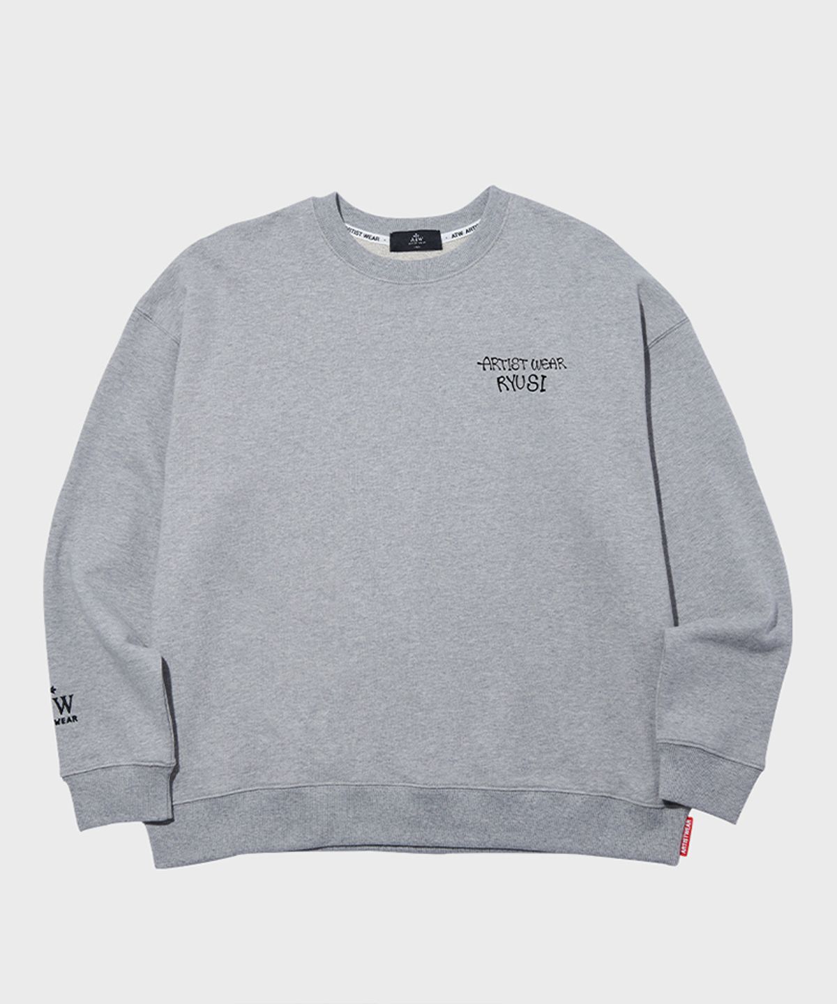 아티스트웨어(ARTISTWEAR) [ATW X 류시 ] 해태 맨투맨 GY