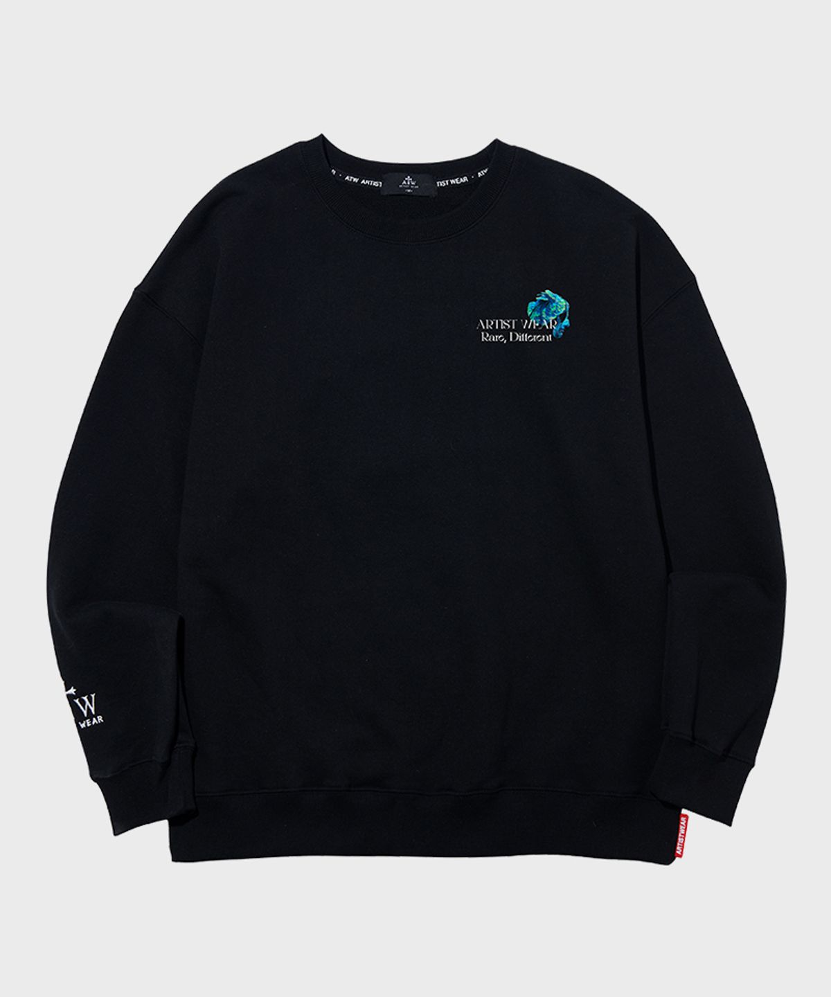 아티스트웨어(ARTISTWEAR) [ATW] 콜드플라워 맨투맨 BK