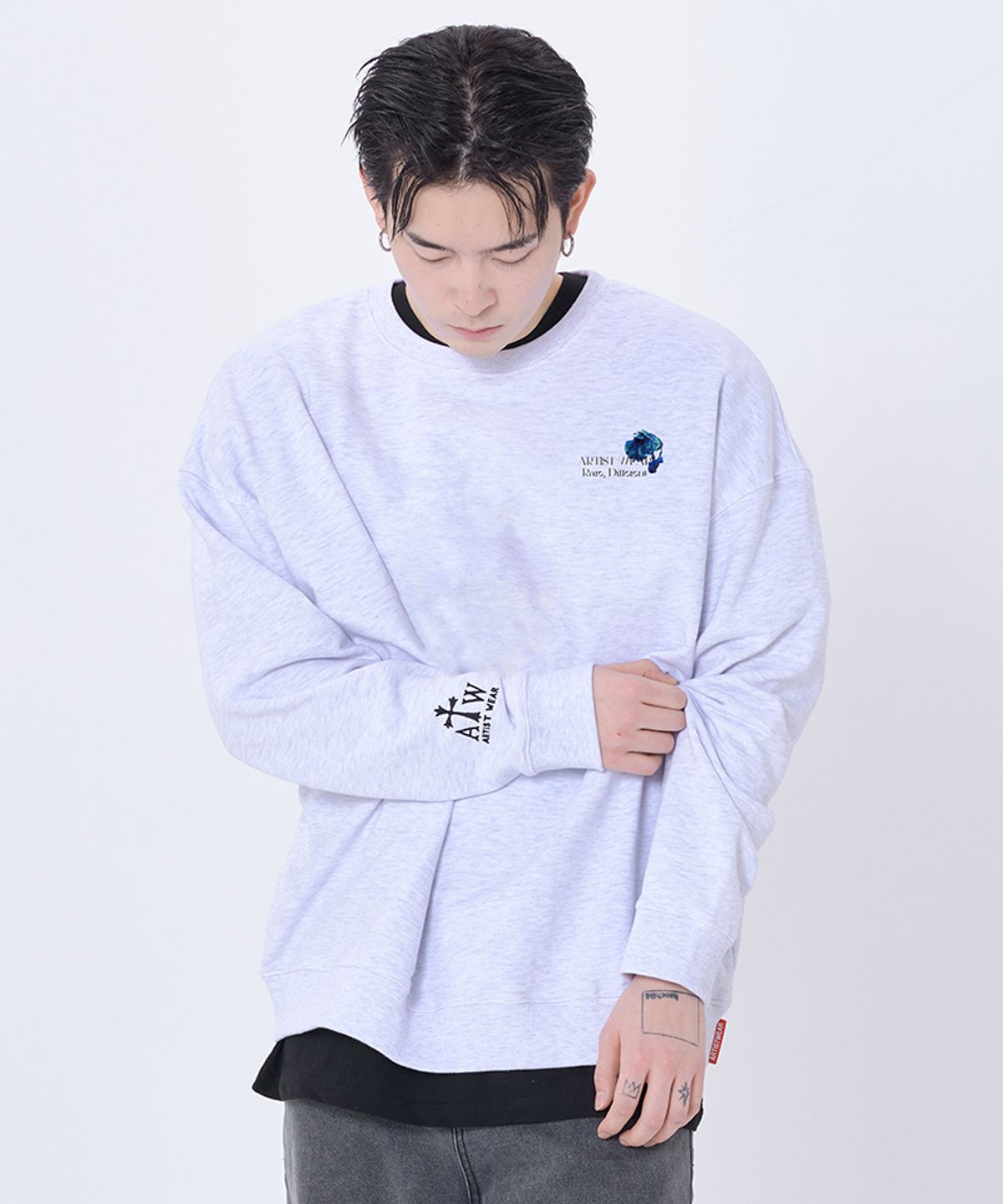 아티스트웨어(ARTISTWEAR) [ATW] 콜드플라워 맨투맨 LG