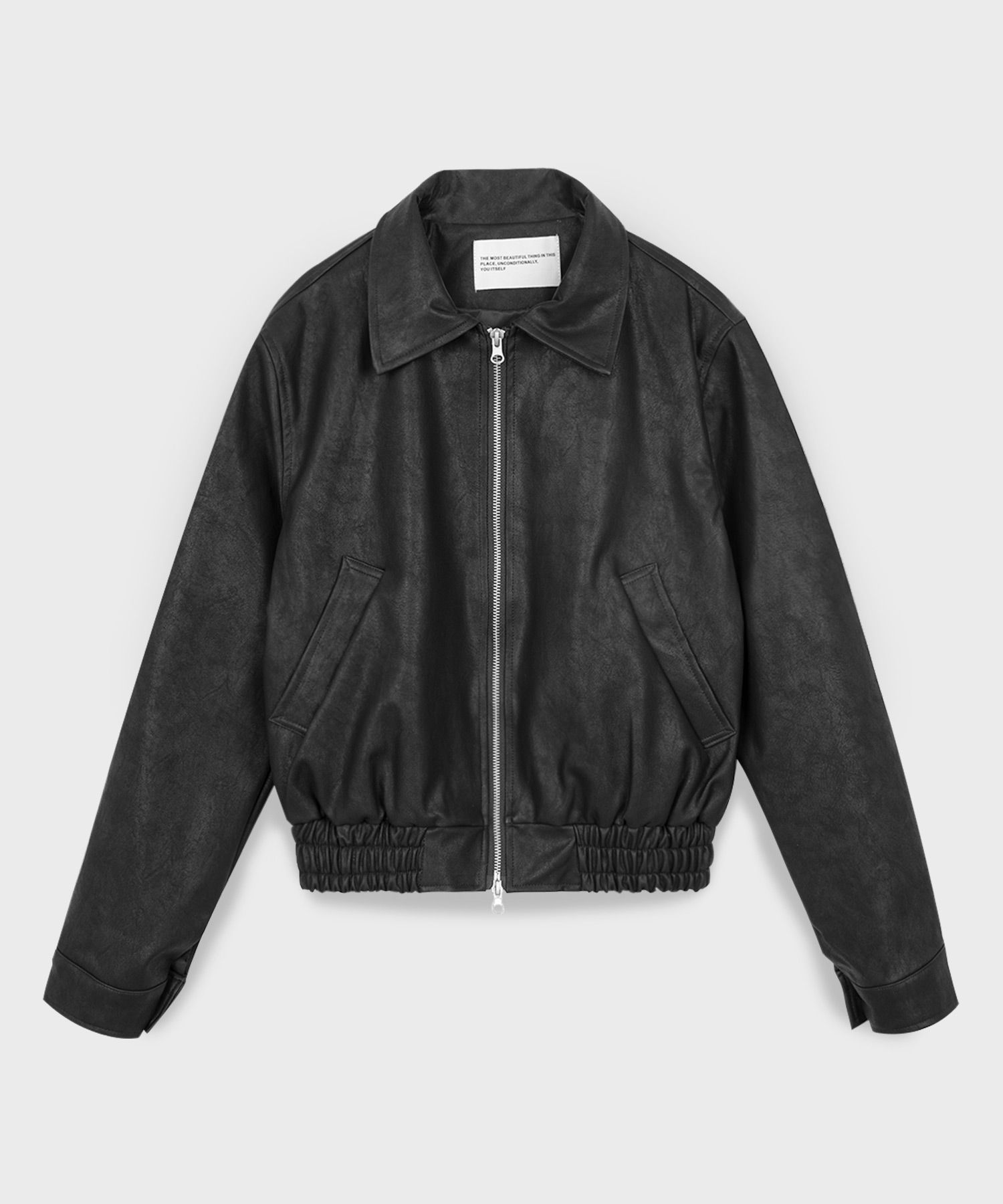 ジャケット・アウター SUPERSUB Leather Jumper musinsa MUSINSA | PLACE STUDIO Leather Jumper Overfit Single Blue