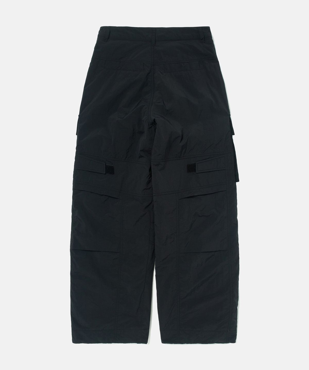 디써티원(DTHIRTYONE) Padded Nylon Parachute Cargo Pants (BLACK)