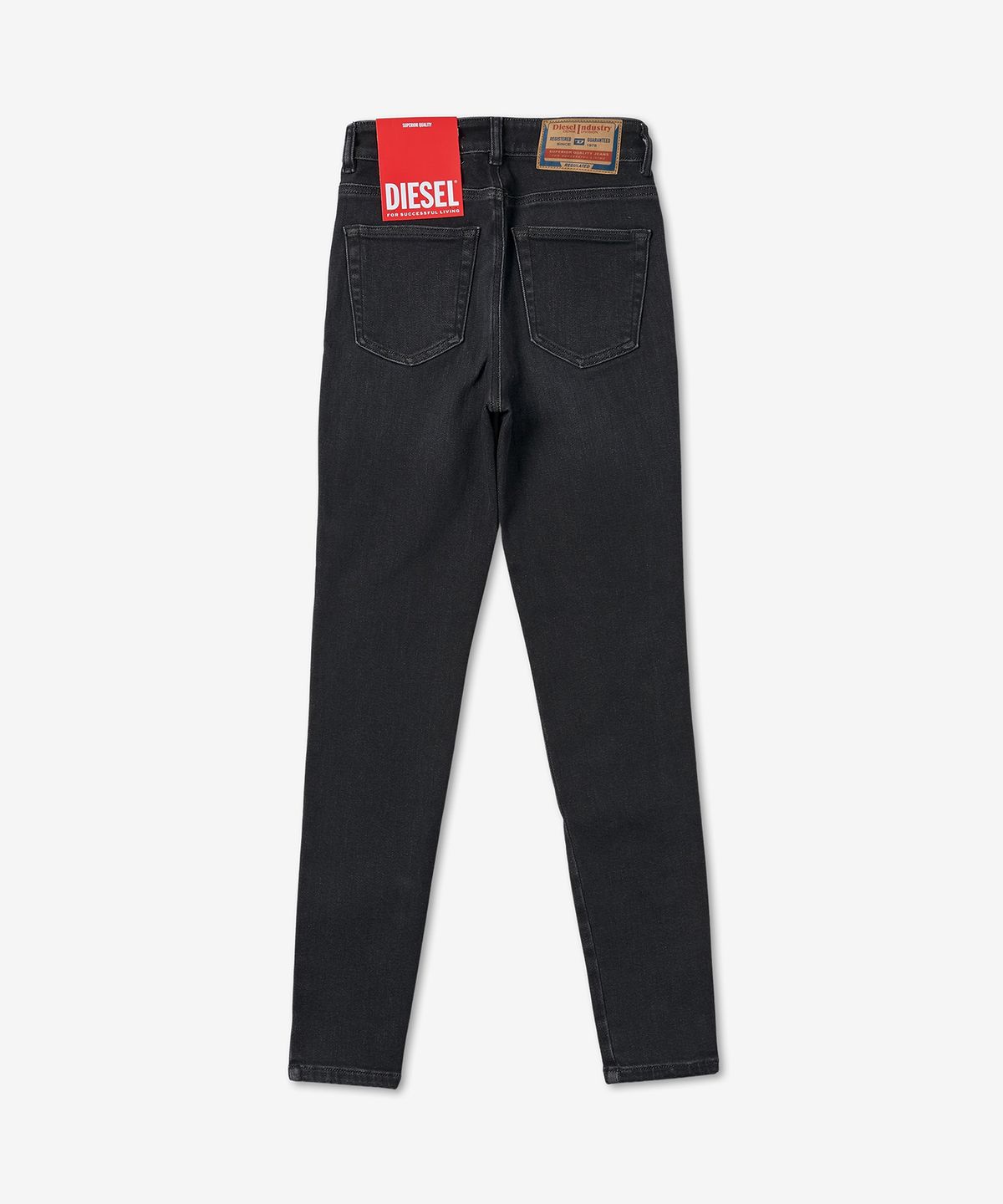 디젤(DIESEL) 1984 슬랜디 하이 데님 팬츠 - 블랙:다크 그레이 / A0359709D9602