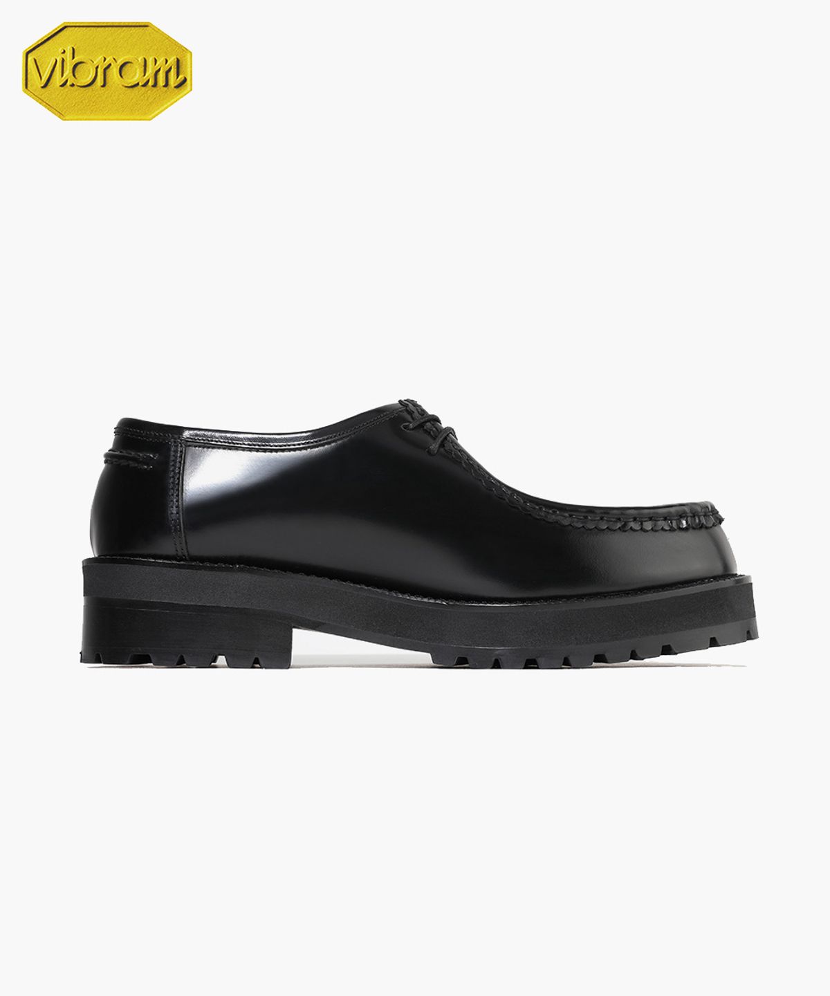 피렌체 아뜨리에(FIRENZE ATELIER) [비브람] 볼드쉐입 4.7CM 캐주얼 모크슈즈 9009 [BLACK BOX]