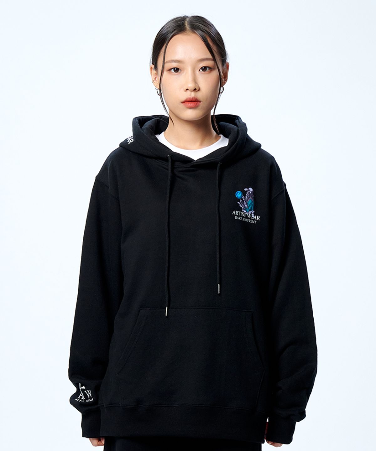 아티스트웨어(ARTISTWEAR) [ATW] 별자리컬렉션 후드티 _BK